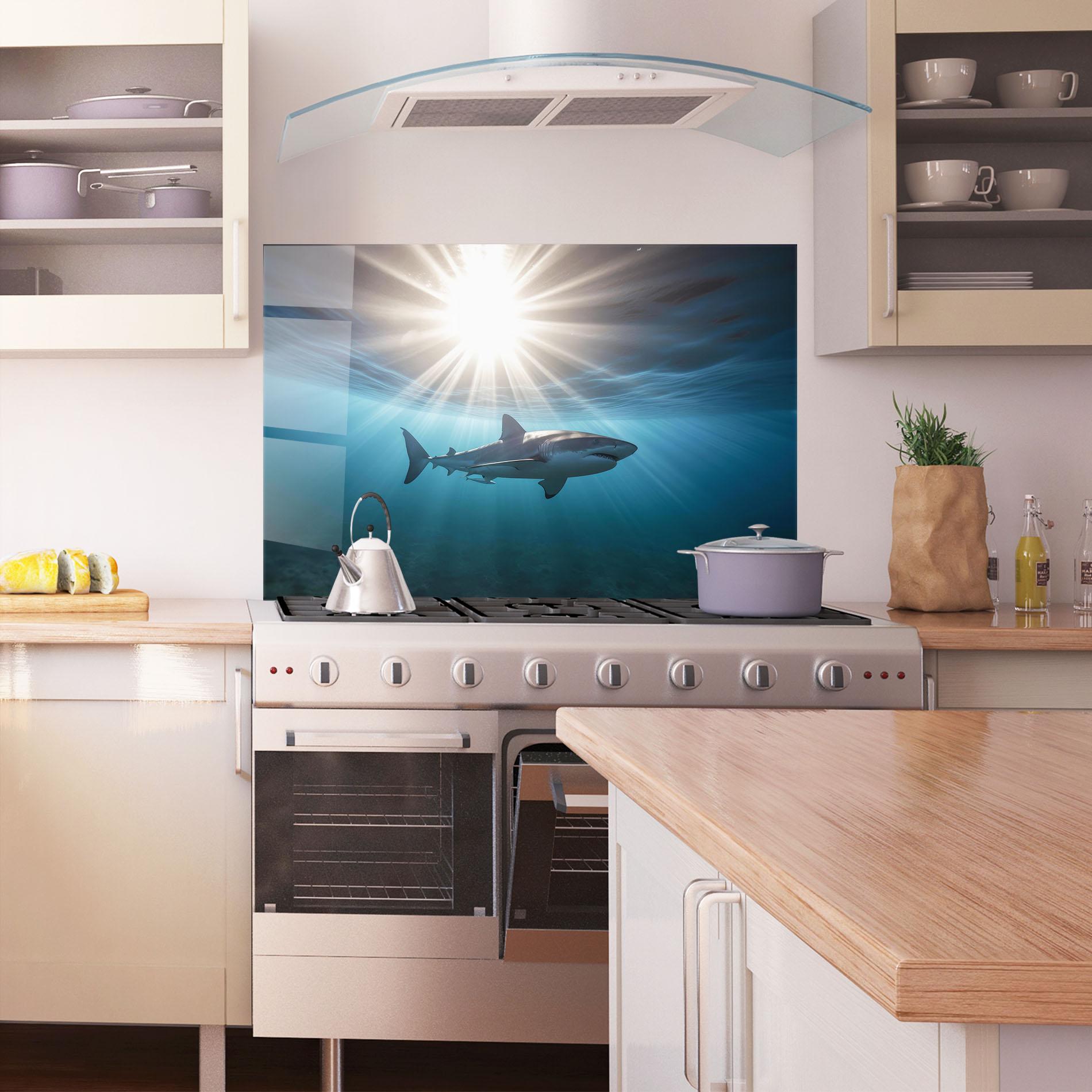 Konyhai üveg hátfal Big Shark mockup 1
