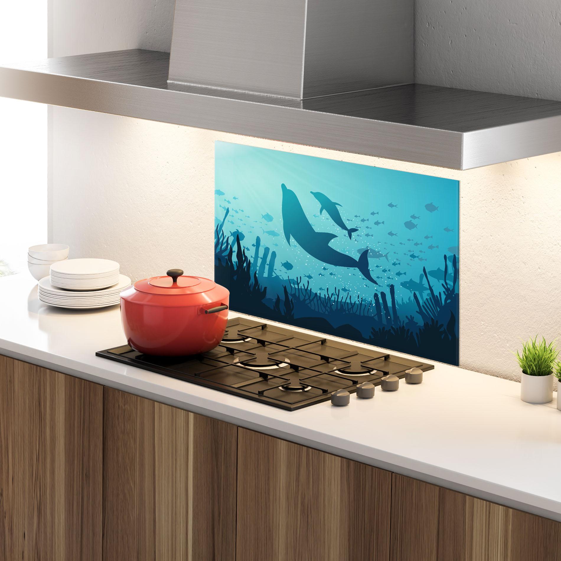 Konyhai üveg hátfal Blue Ocean mockup 4