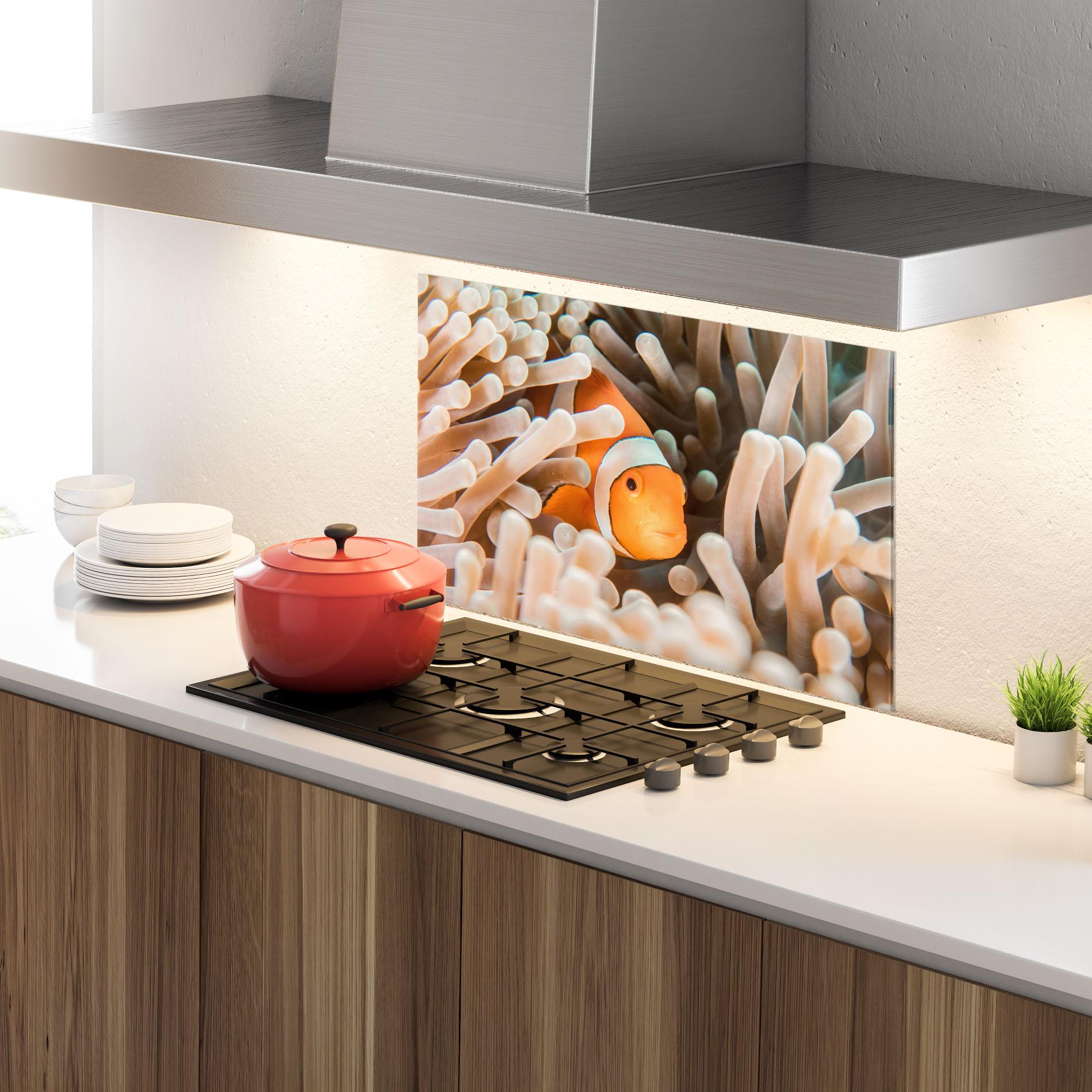 Konyhai üveg hátfal Cute Nemo mockup 4