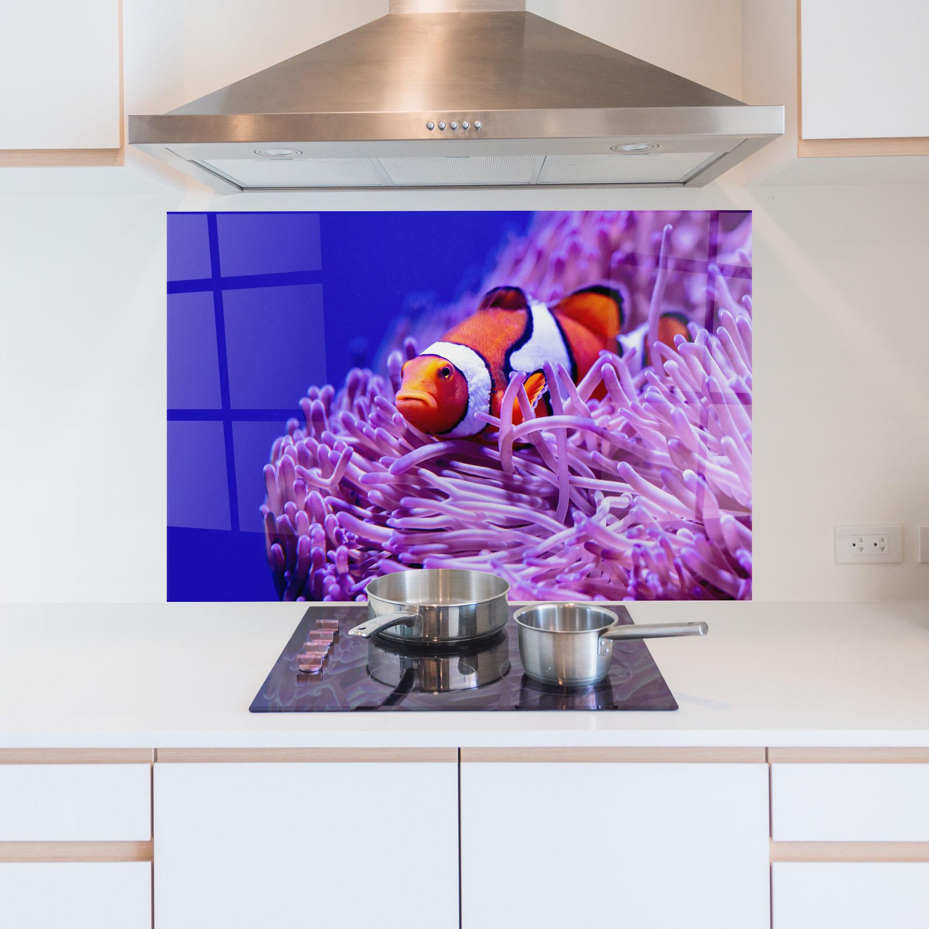 Konyhai üveg hátfal Angry Nemo mockup 5