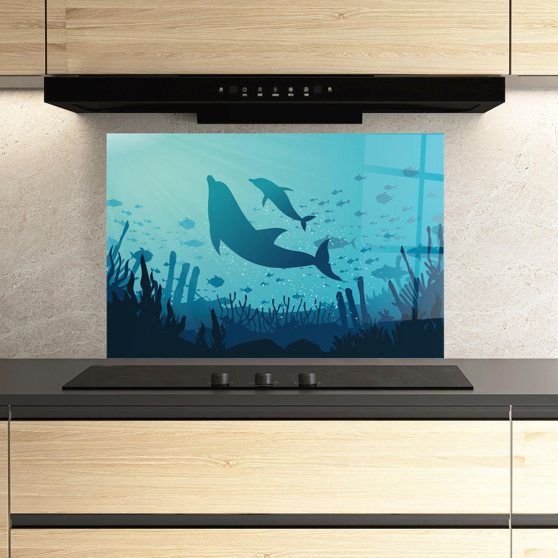 Konyhai üveg hátfal Blue Ocean mockup 3