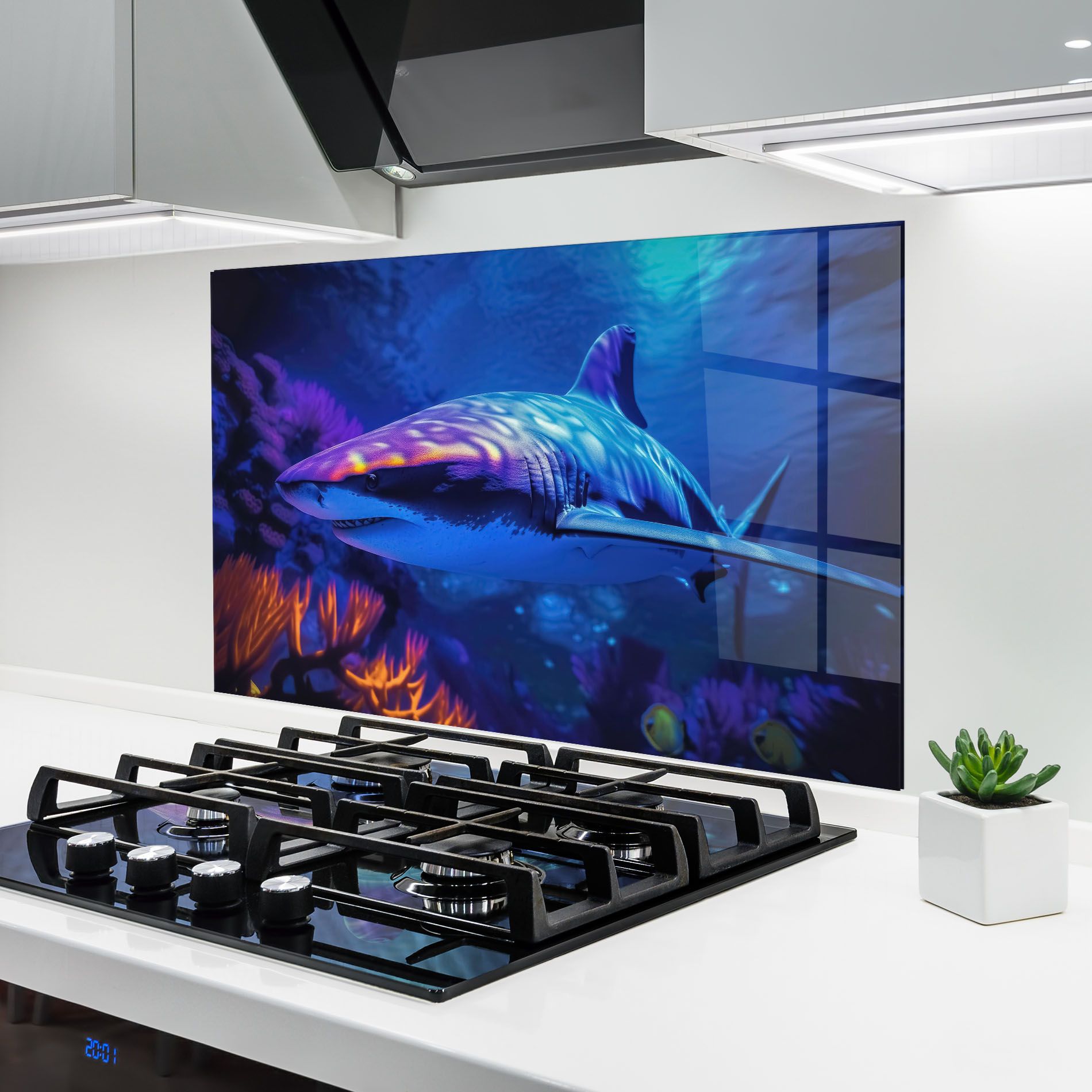 Blue Light Shark mockup 6