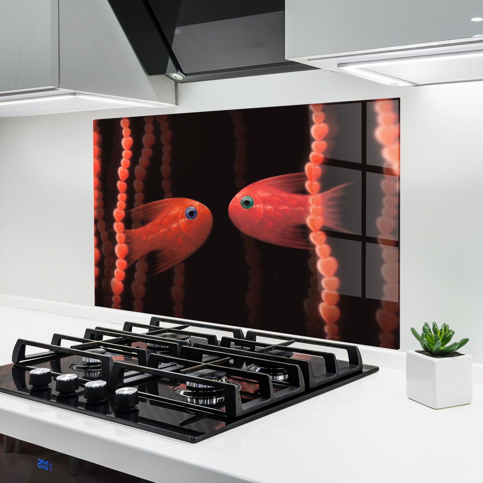 Orange Fish Heart mockup 6