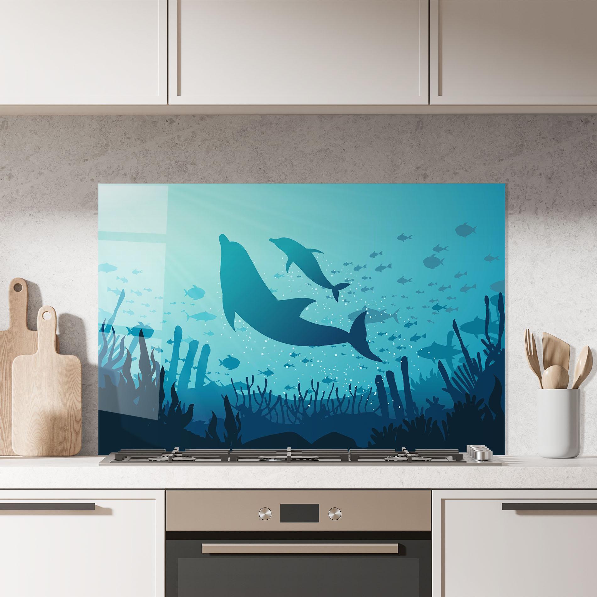 Konyhai üveg hátfal Blue Ocean mockup 7