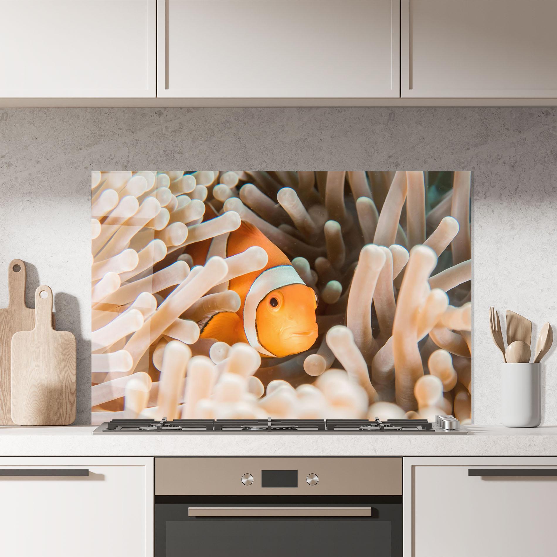 Konyhai üveg hátfal Cute Nemo mockup 7