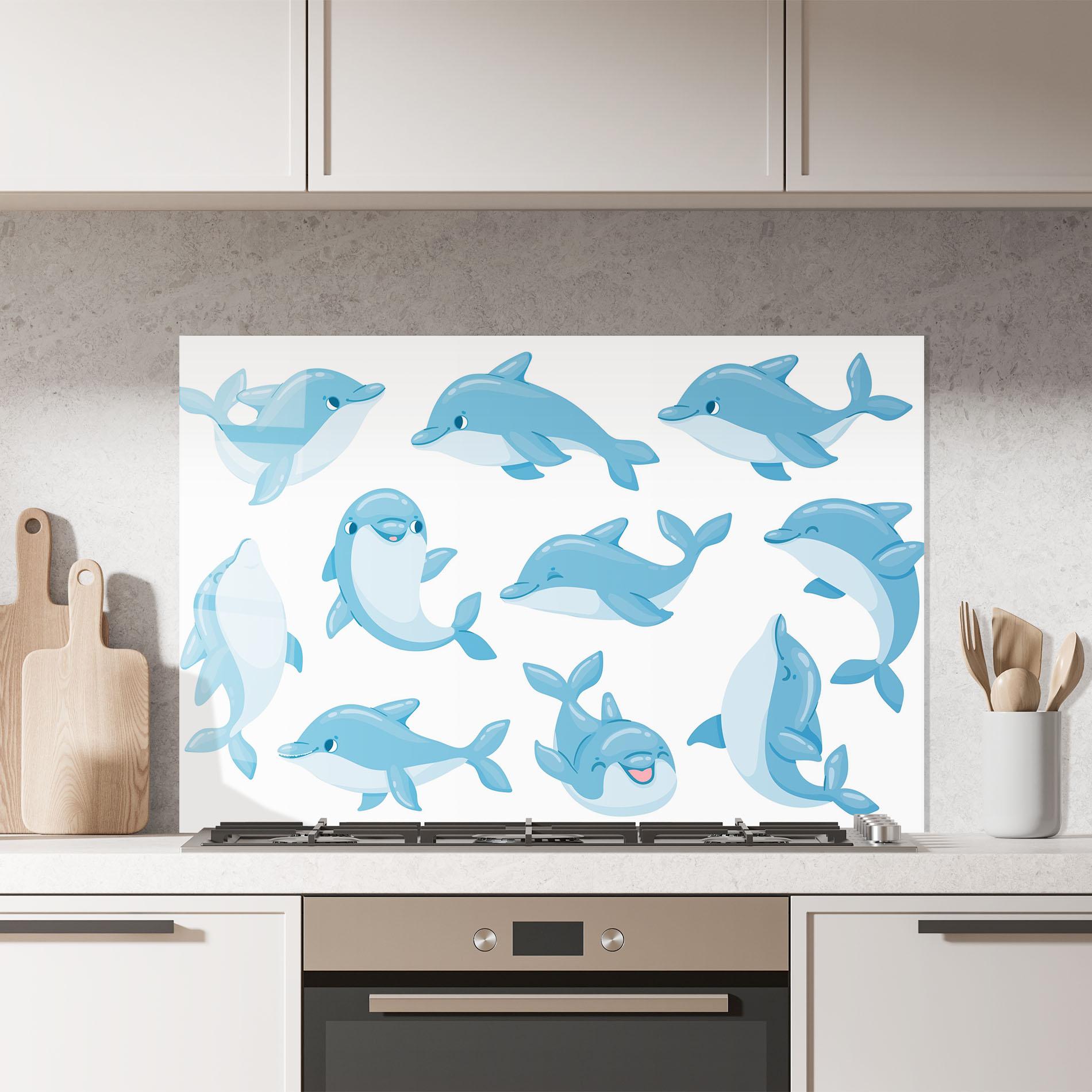 Konyhai üveg hátfal Dolphin mockup 7