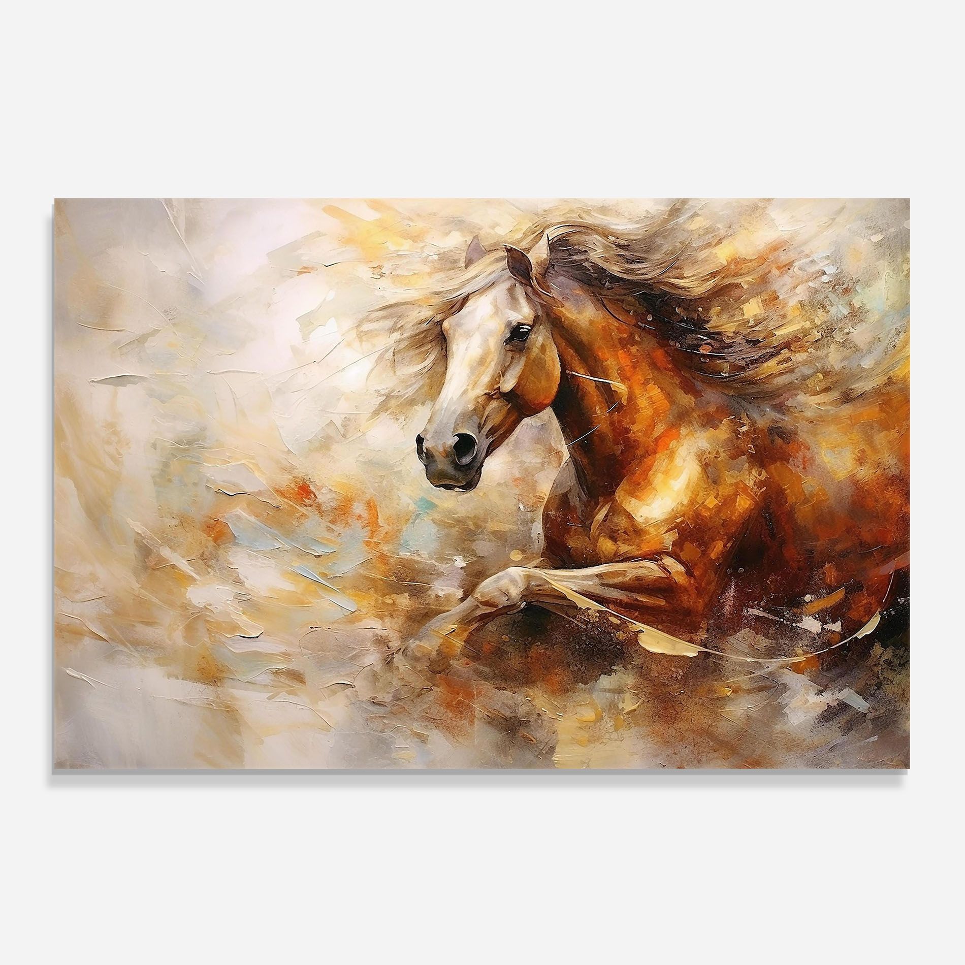 Brown Horse Running mockup 0