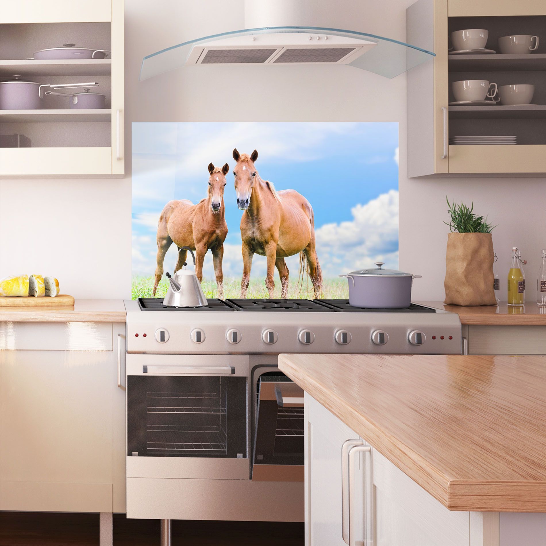 Brown Horse Looking mockup 1