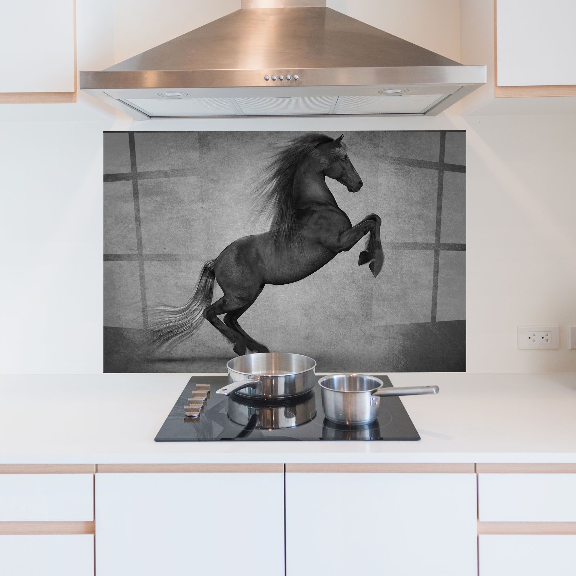 Black Horse Jumping mockup 5