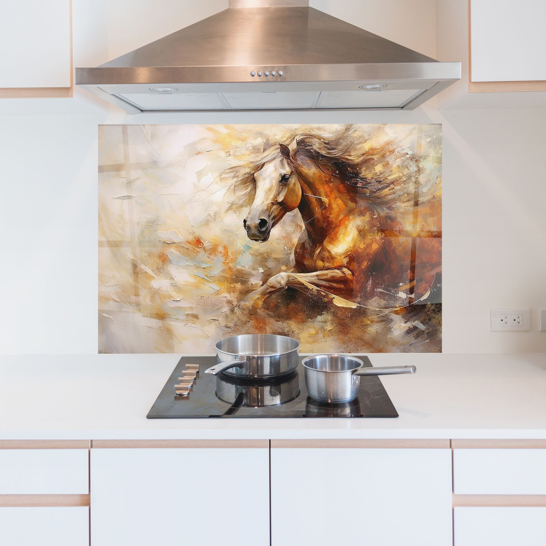 Brown Horse Running mockup 5