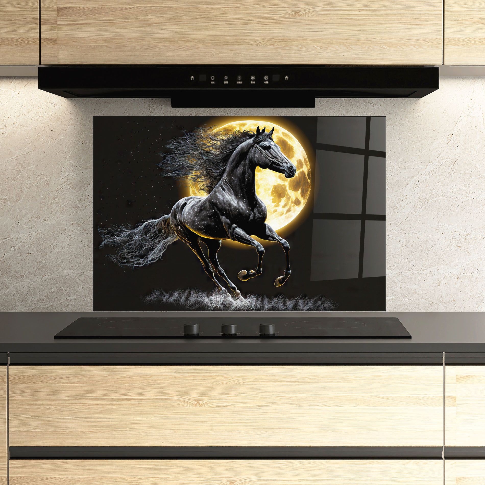 Gold Moon Horse mockup 3