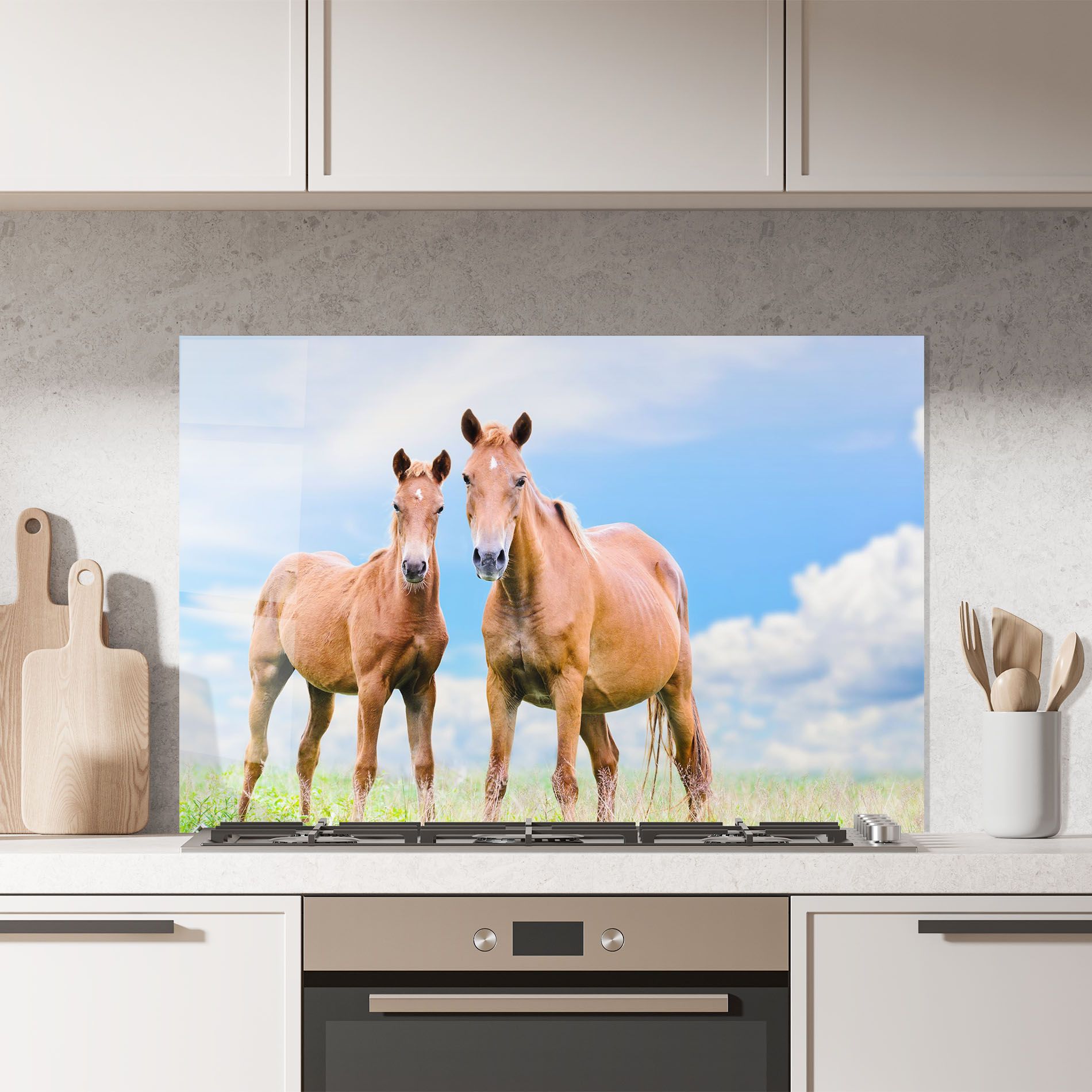 Brown Horse Looking mockup 7