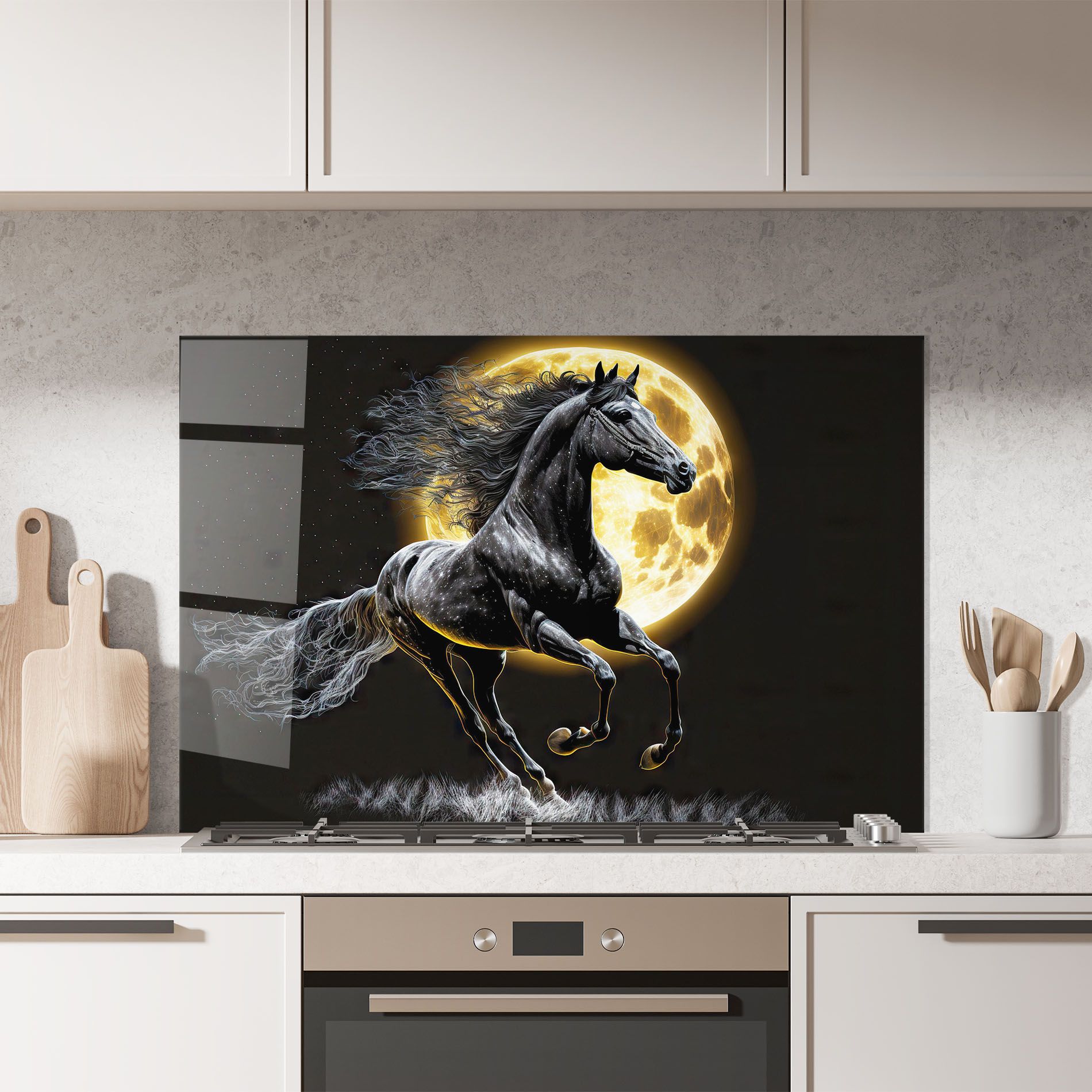 Gold Moon Horse mockup 7