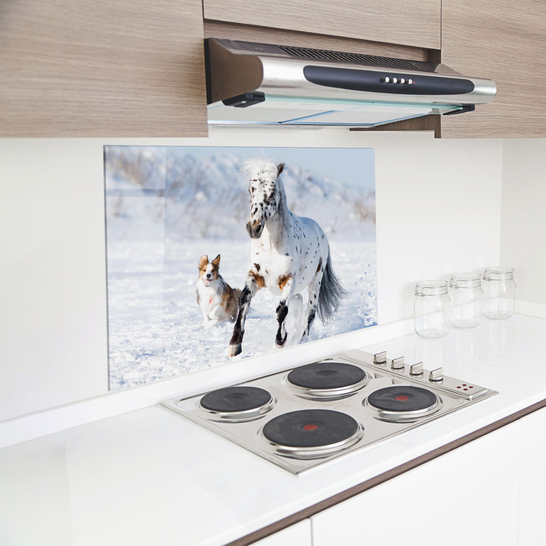 Dog And Horse Running mockup 8