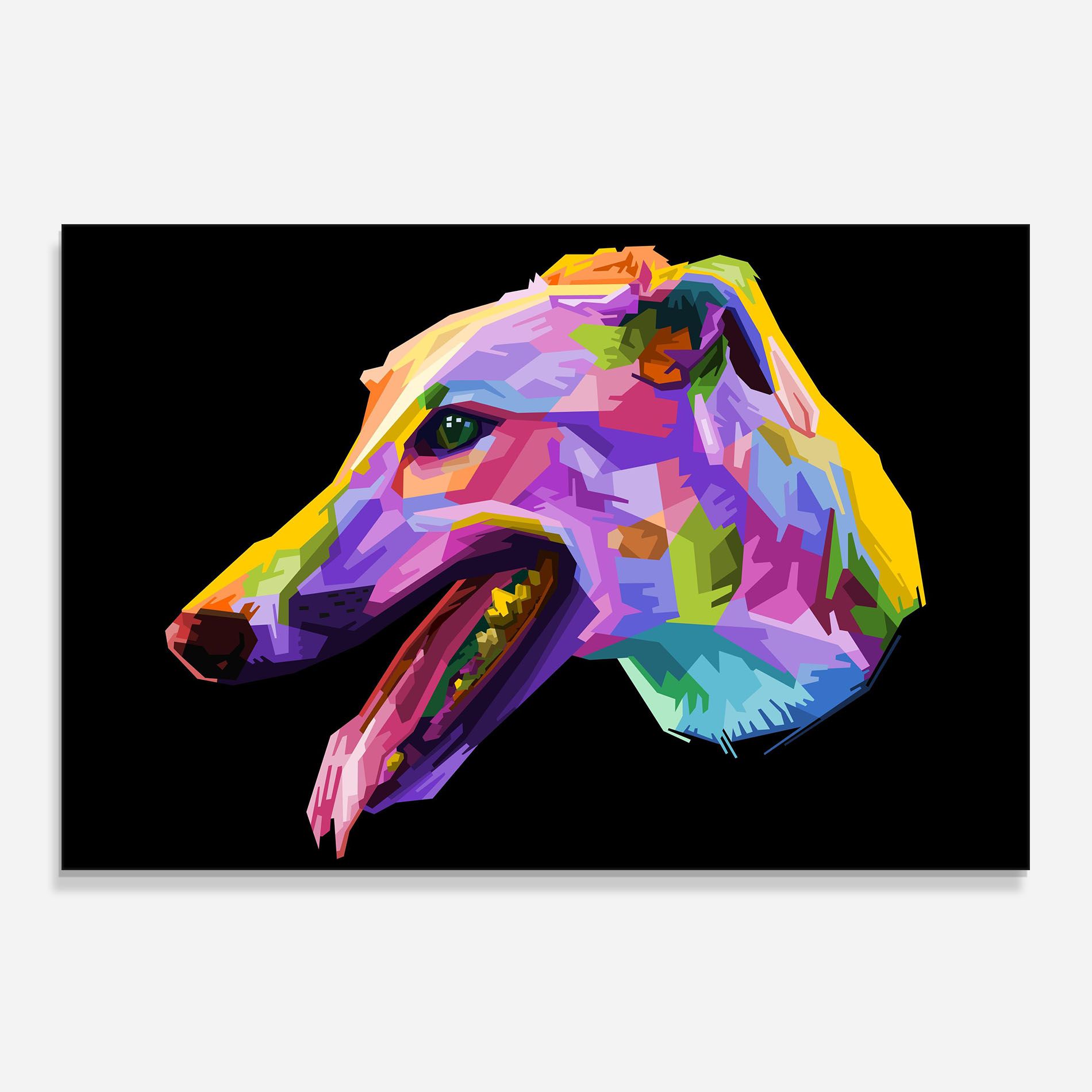 Colorful Dog Art mockup 0