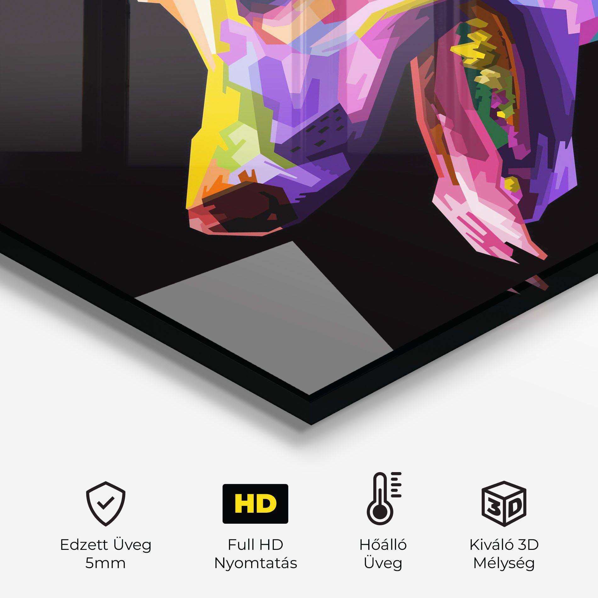 Colorful Dog Art mockup 2