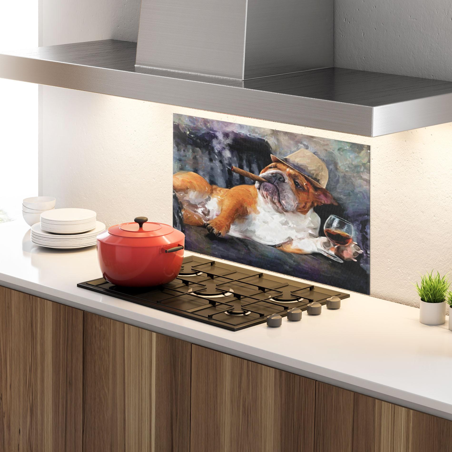 Konyhai üveg hátfal Enjoy Life mockup 4