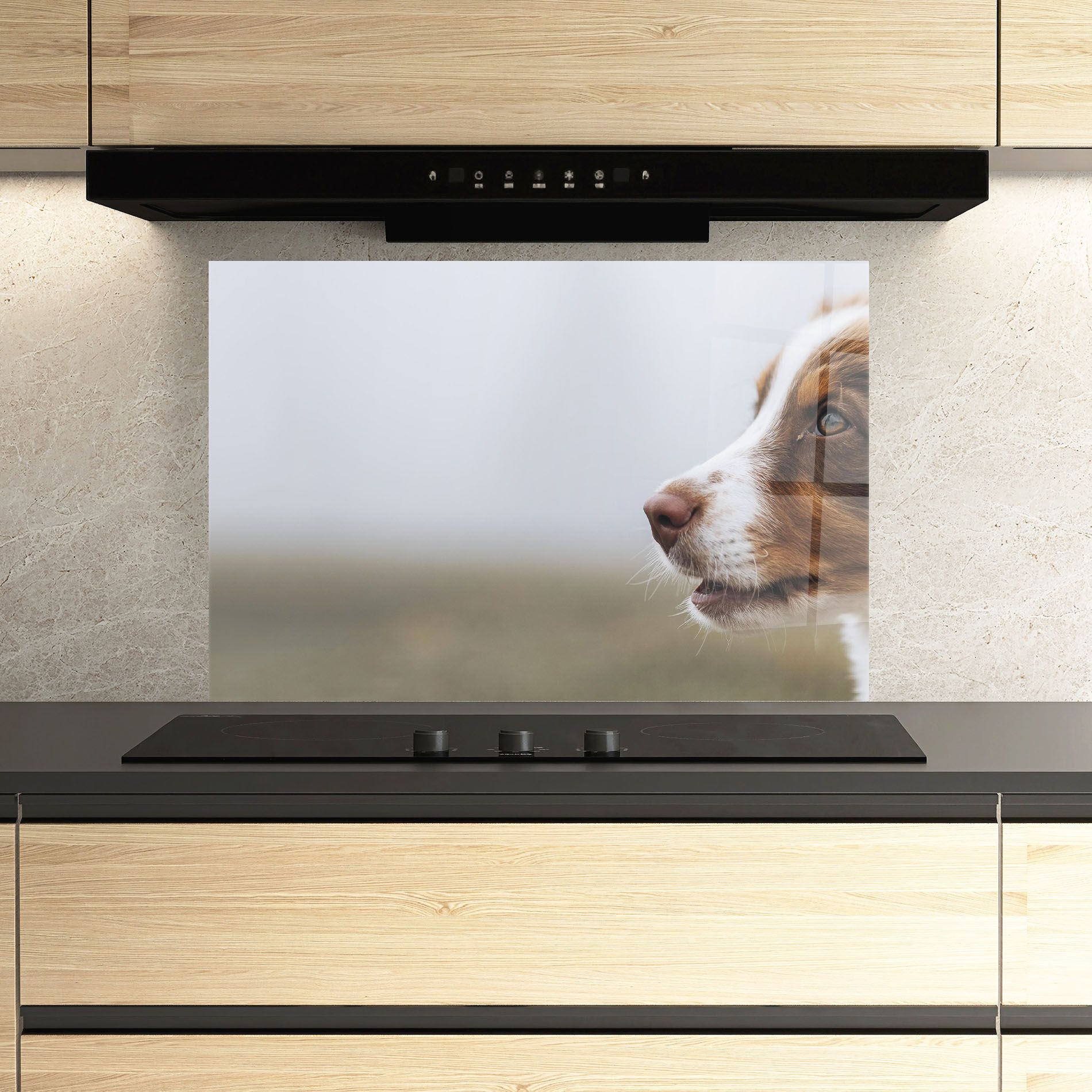 Brown White Dog mockup 3