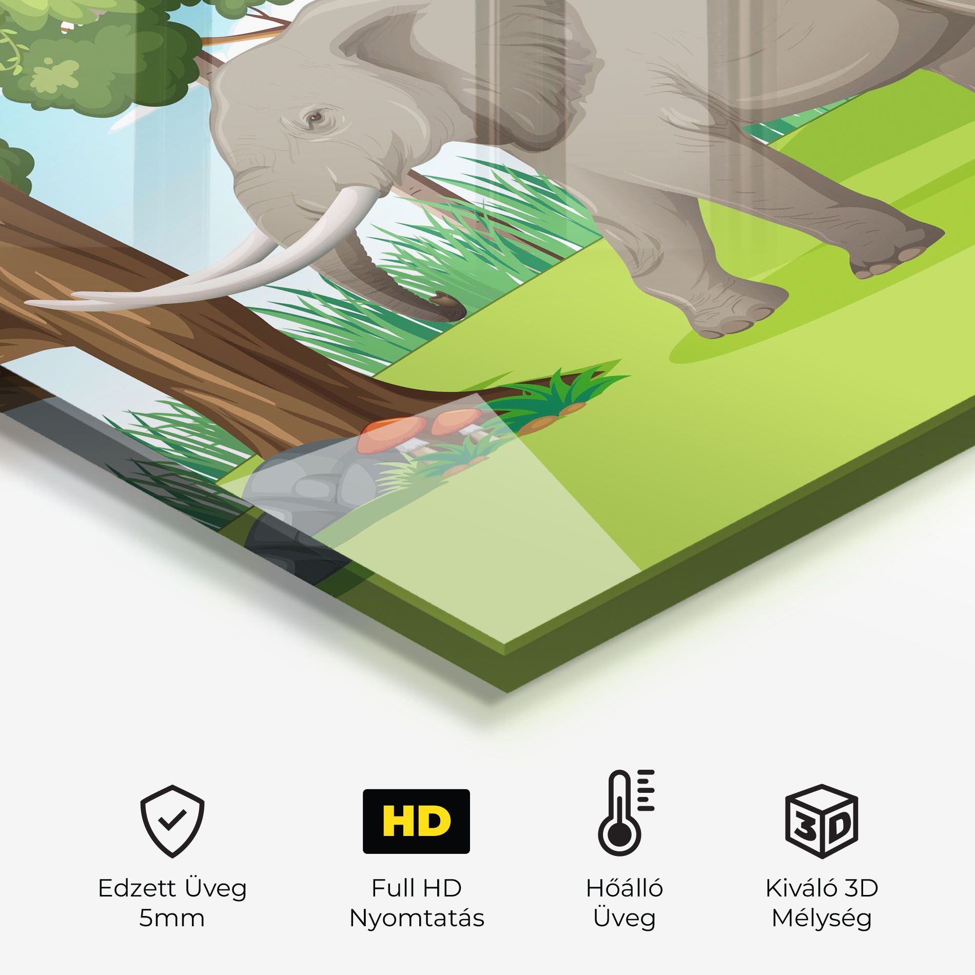 Animated Elephant mockup 2