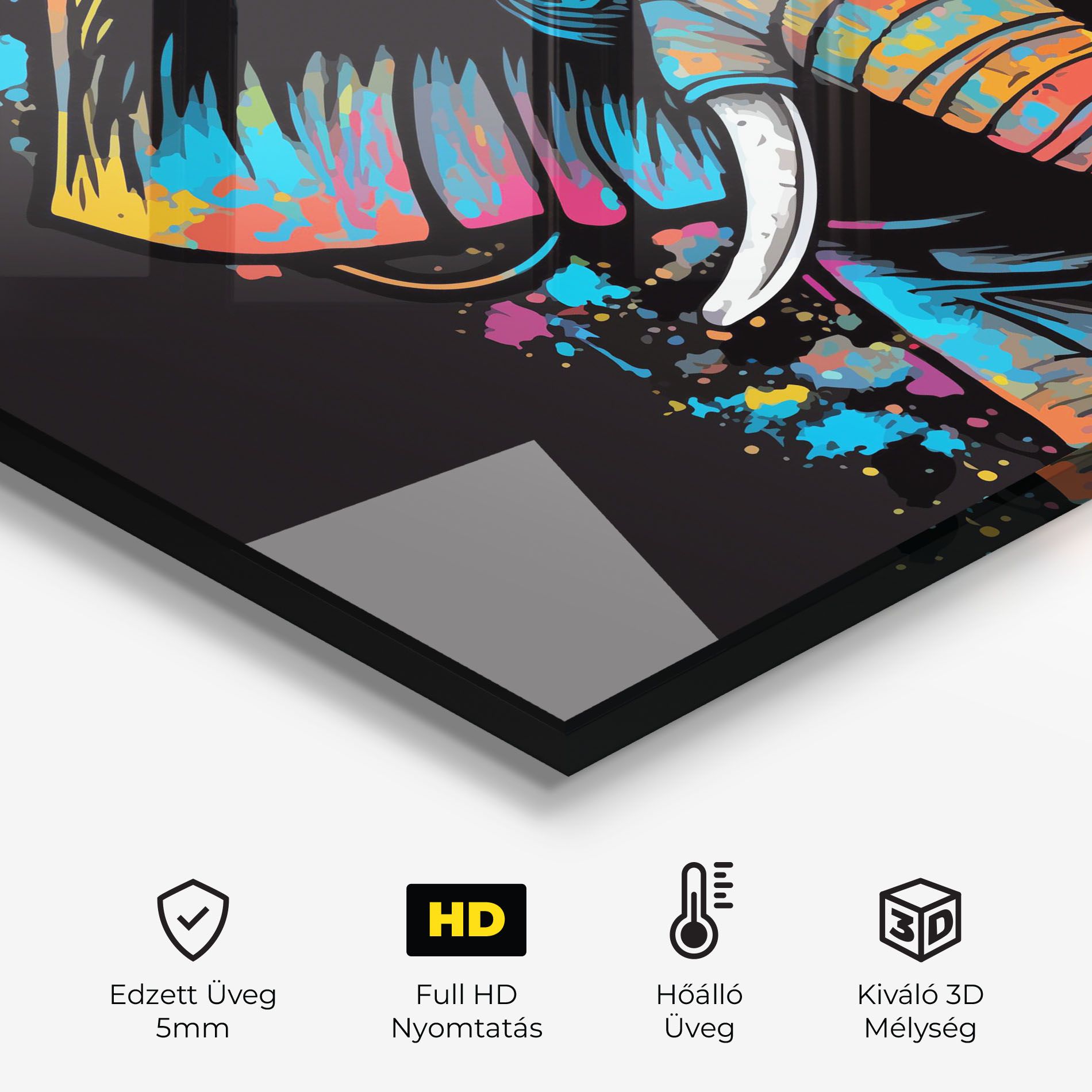 Colorful Grey Elephant mockup 2