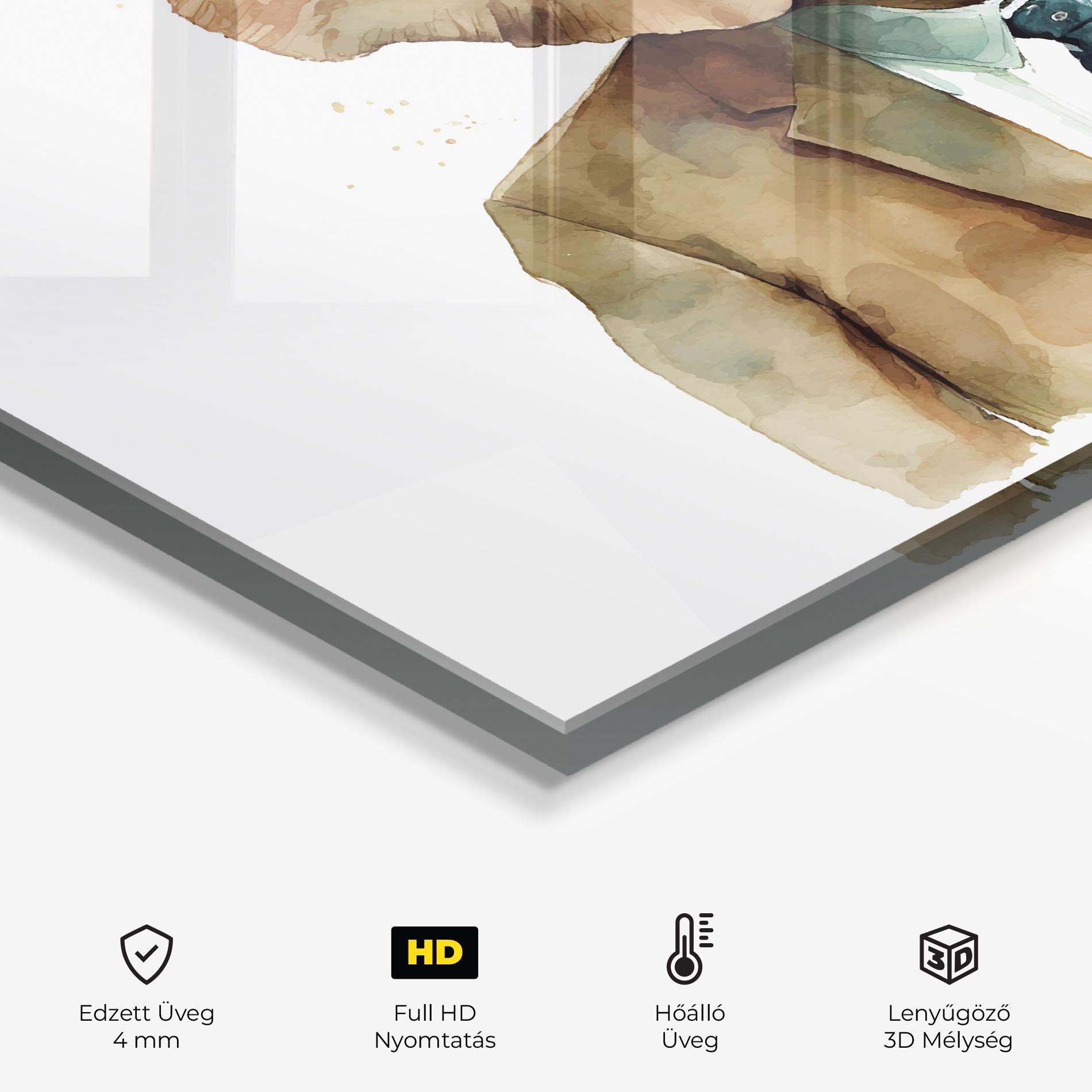 Konyhai üveg hátfal Bussines Elephant mockup 2