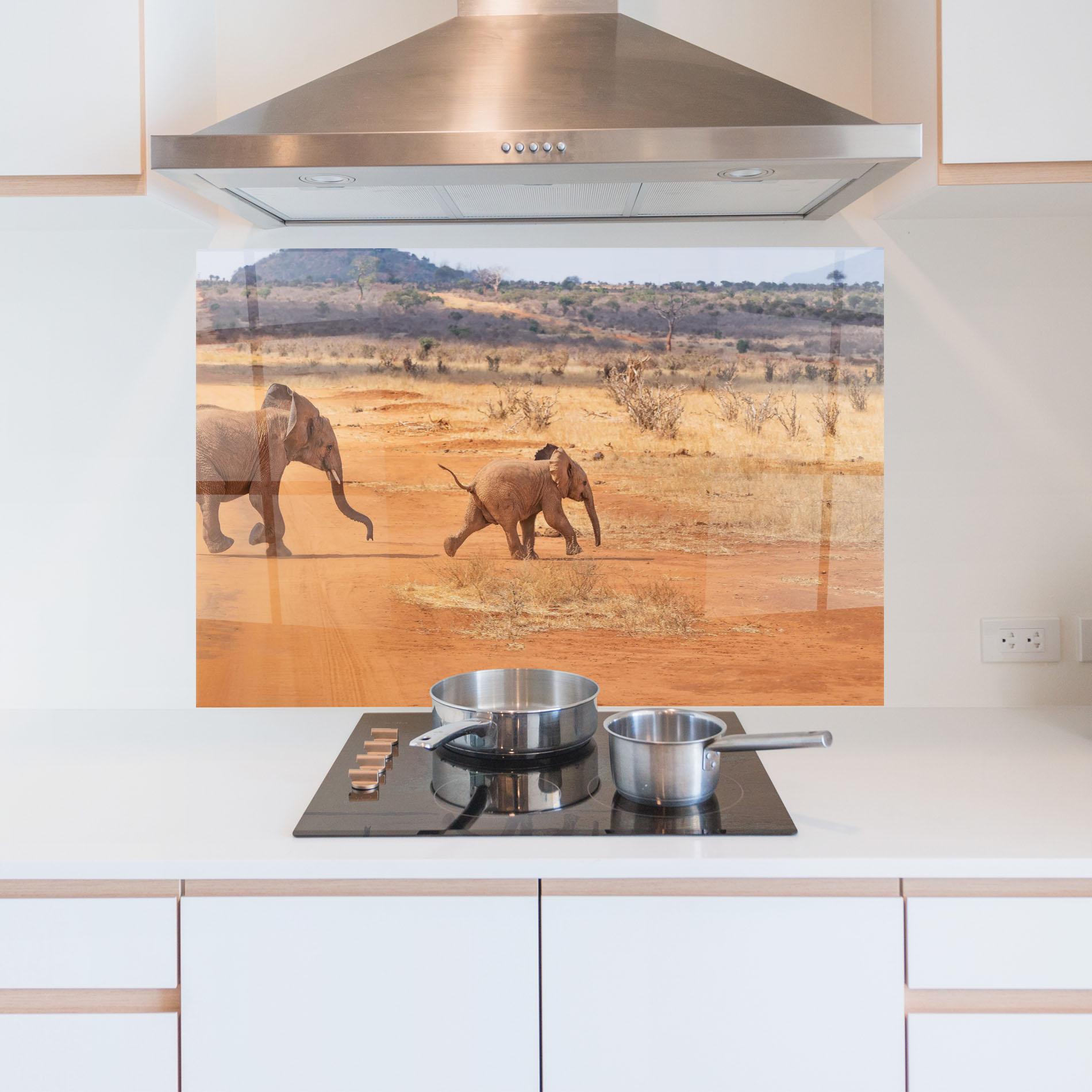 Konyhai üveg hátfal Desert Safari mockup 5