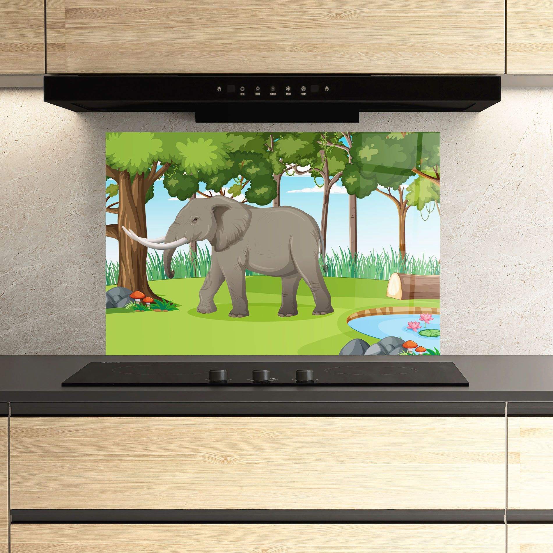 Animated Elephant mockup 3