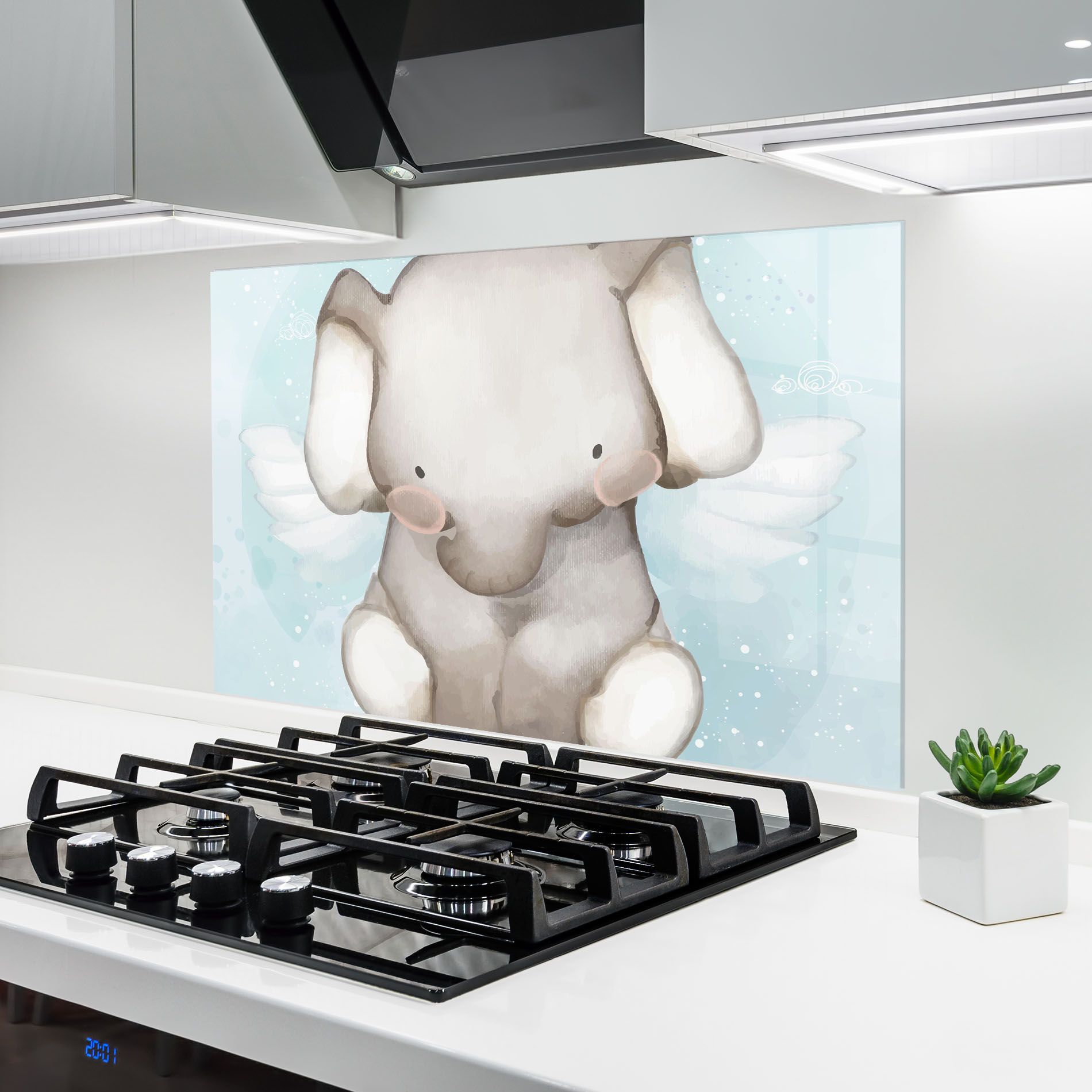 Elephant On Blue mockup 6