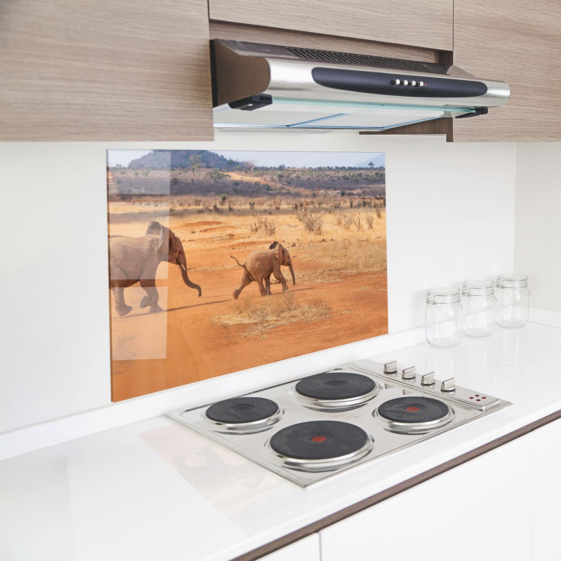 Konyhai üveg hátfal Desert Safari mockup 8