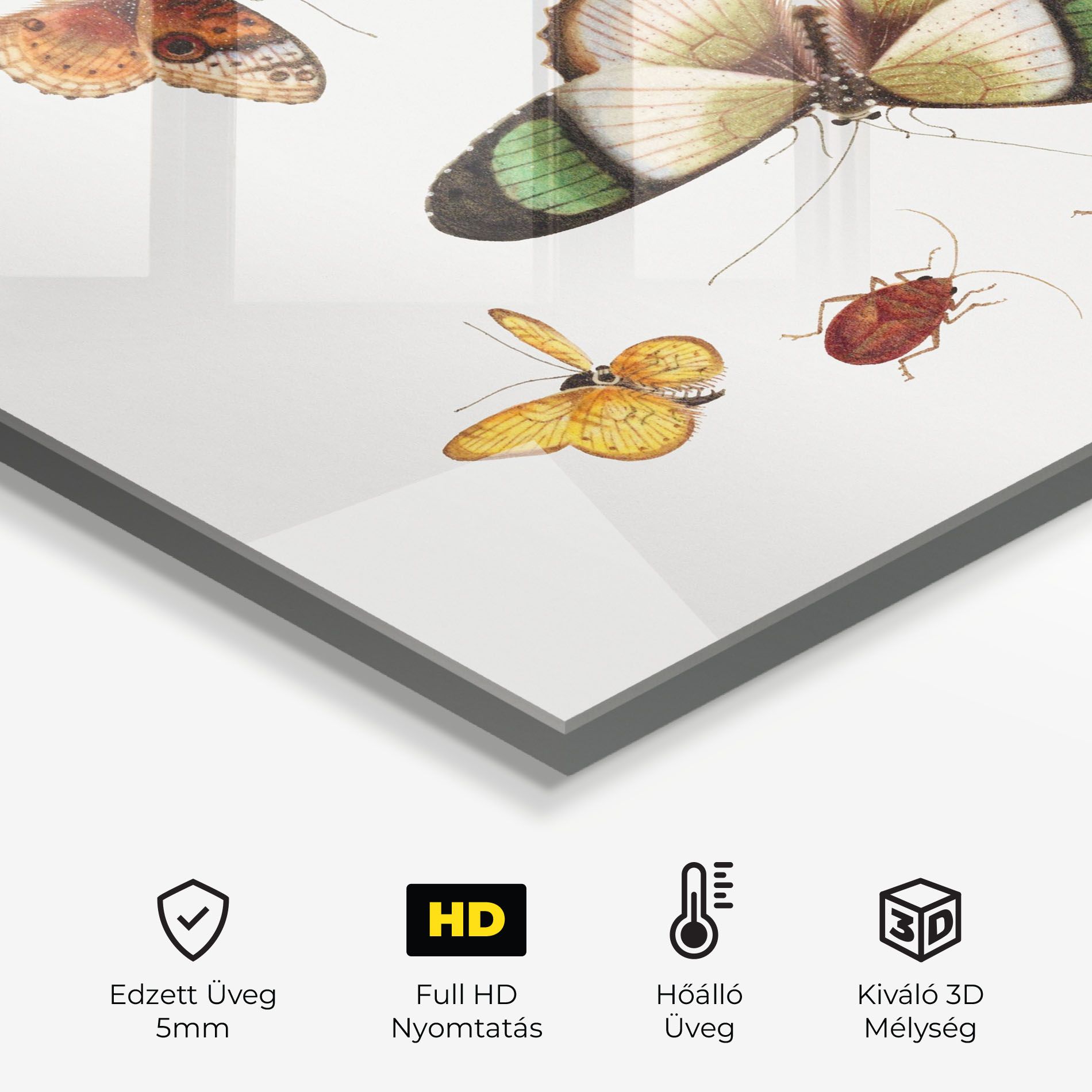 Green Cream Butterfly mockup 2