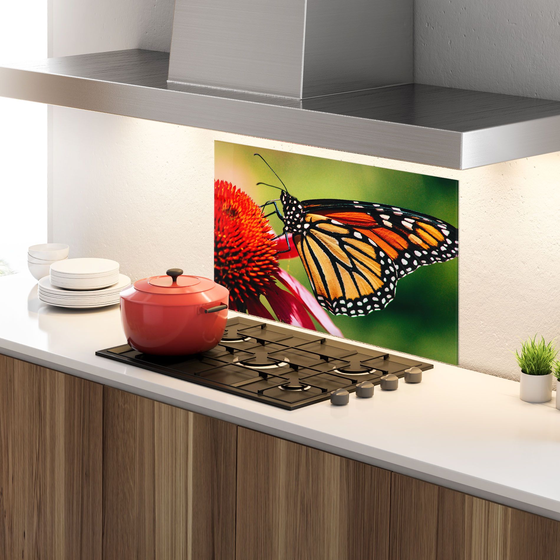 Big Orange Butterfly mockup 4