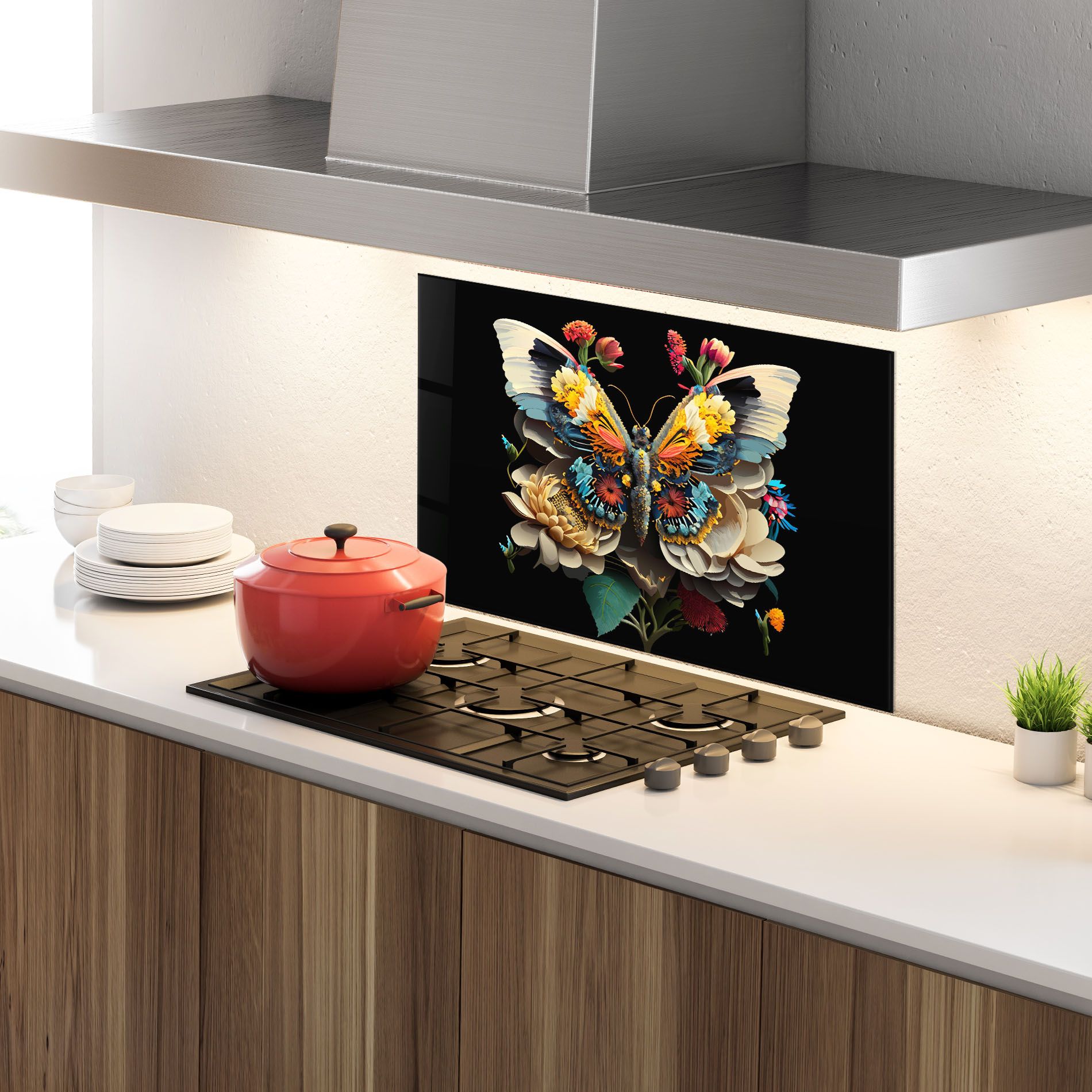 Colorful Butterfly mockup 4