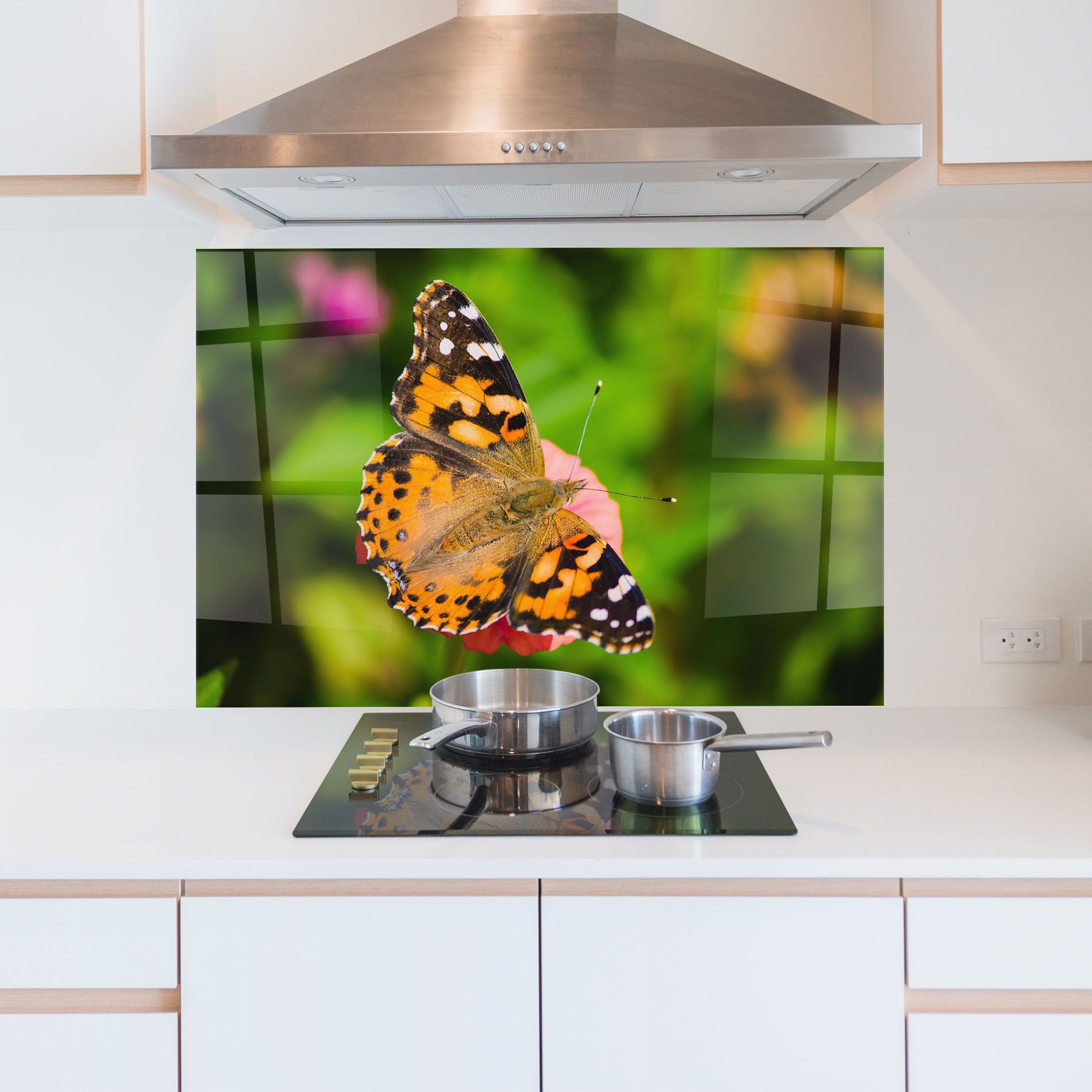 Butterfly On Flower mockup 5