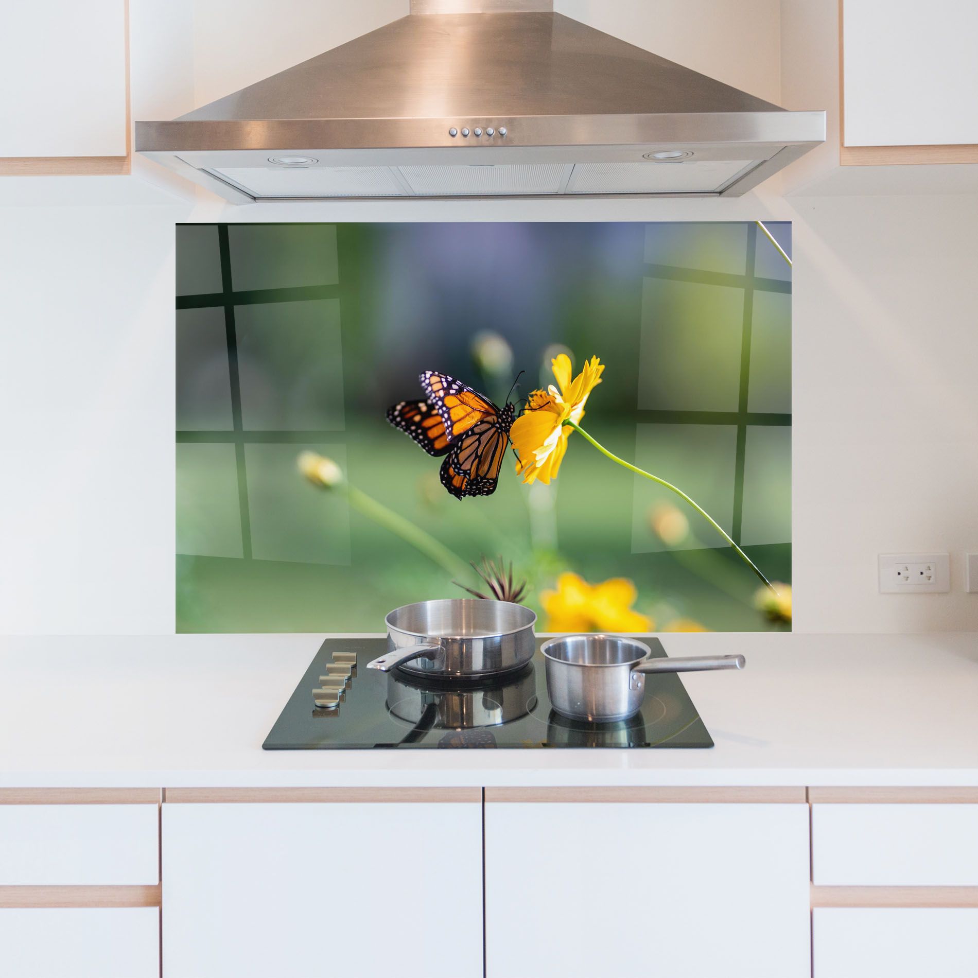 Nice Orange Butterfly mockup 5