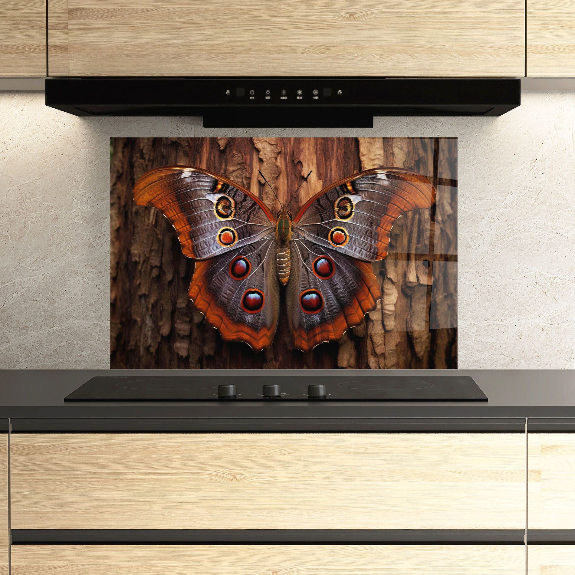 Brown Eyes Butterfly mockup 3