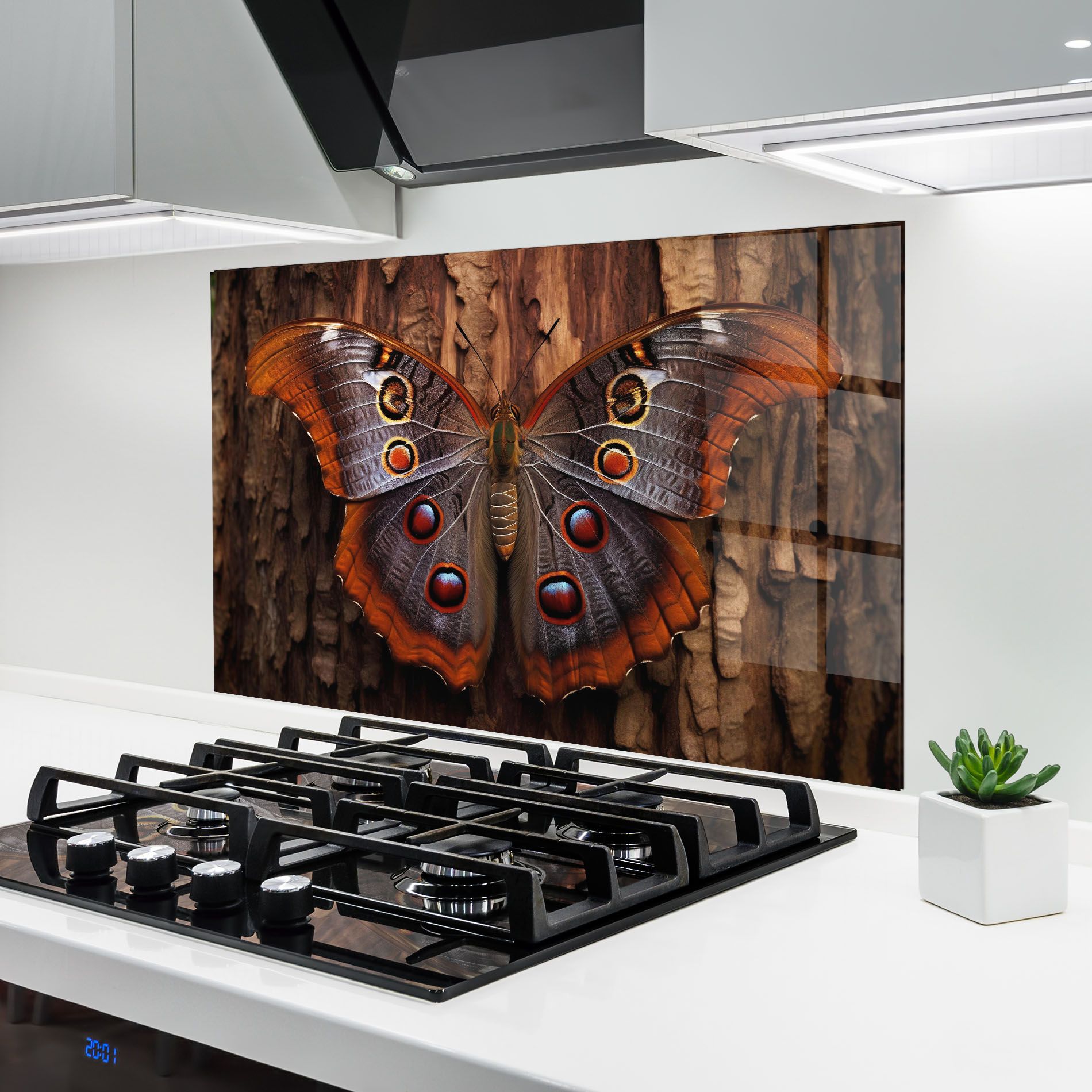 Brown Eyes Butterfly mockup 6