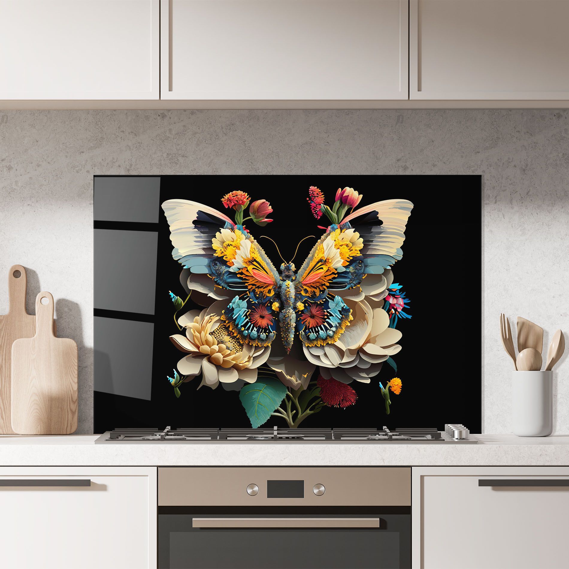 Colorful Butterfly mockup 7