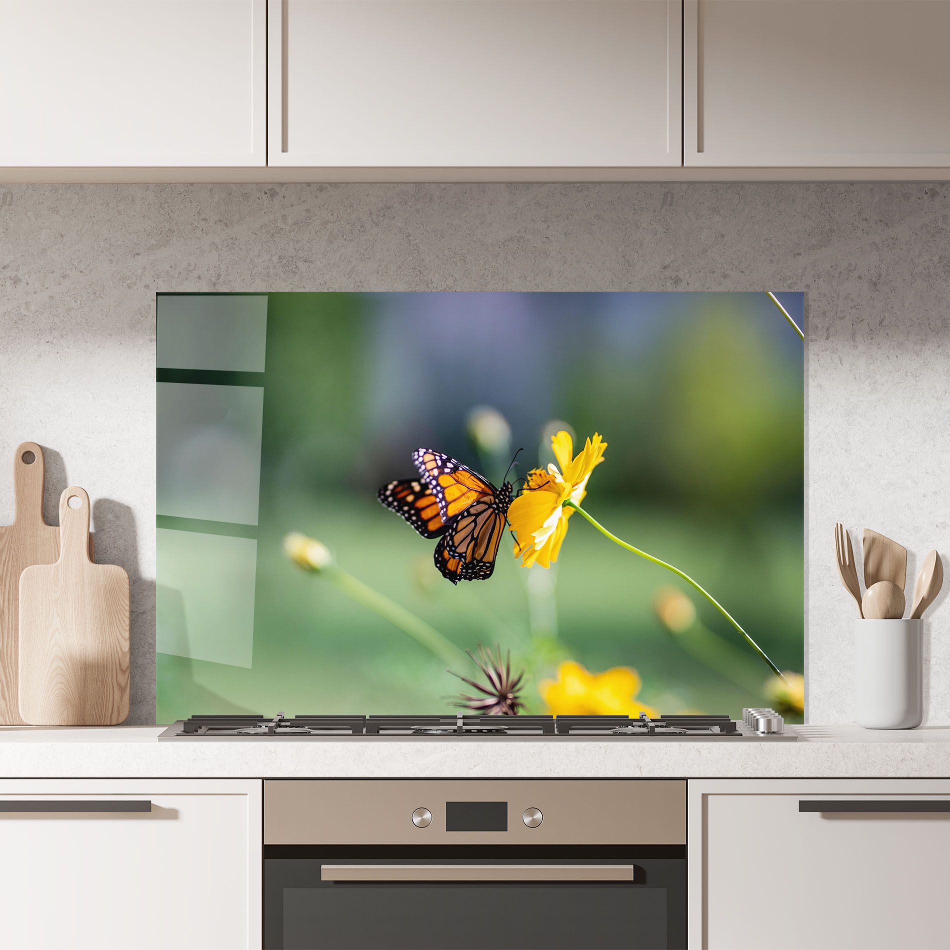 Nice Orange Butterfly mockup 7