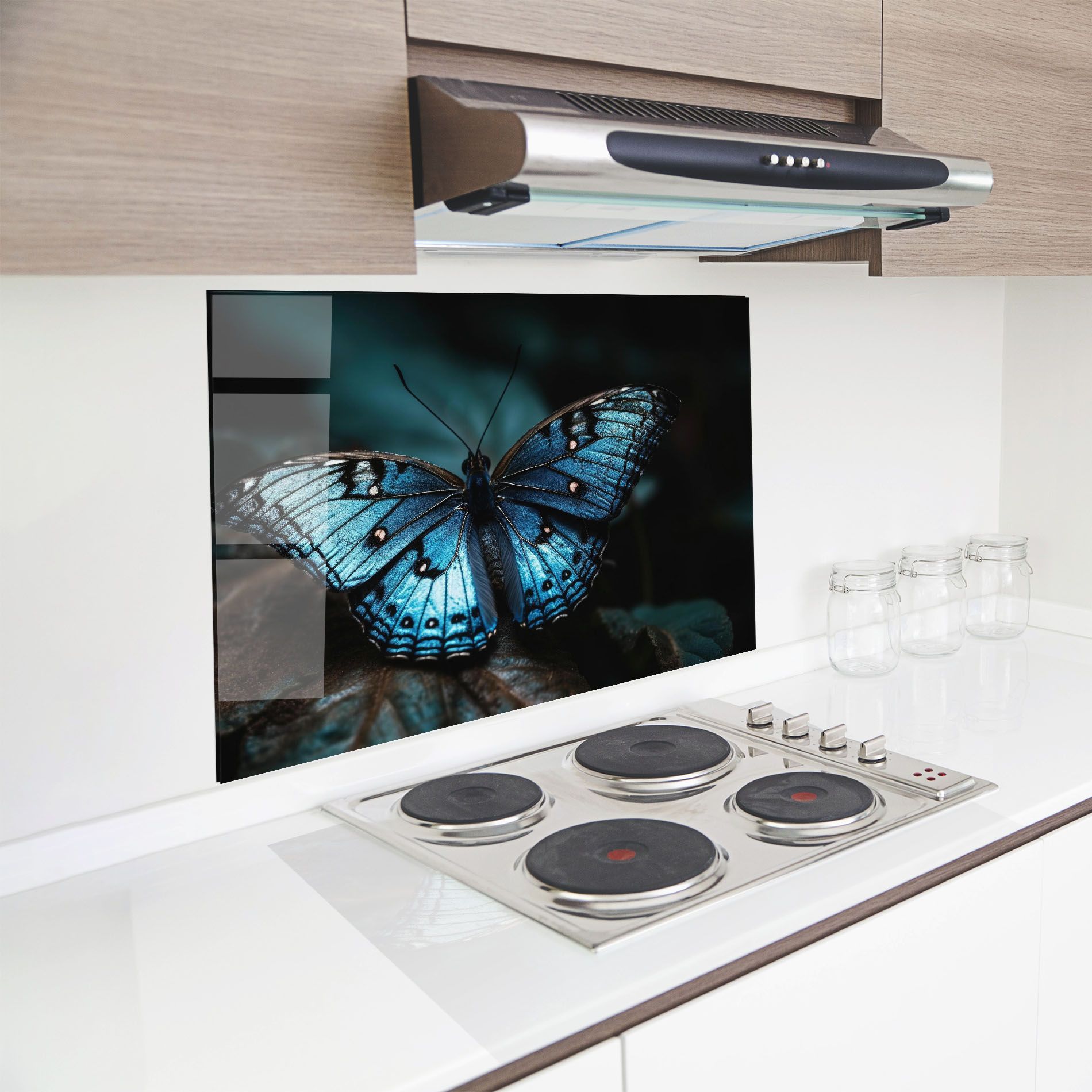 Dark Blue Buterfly mockup 8