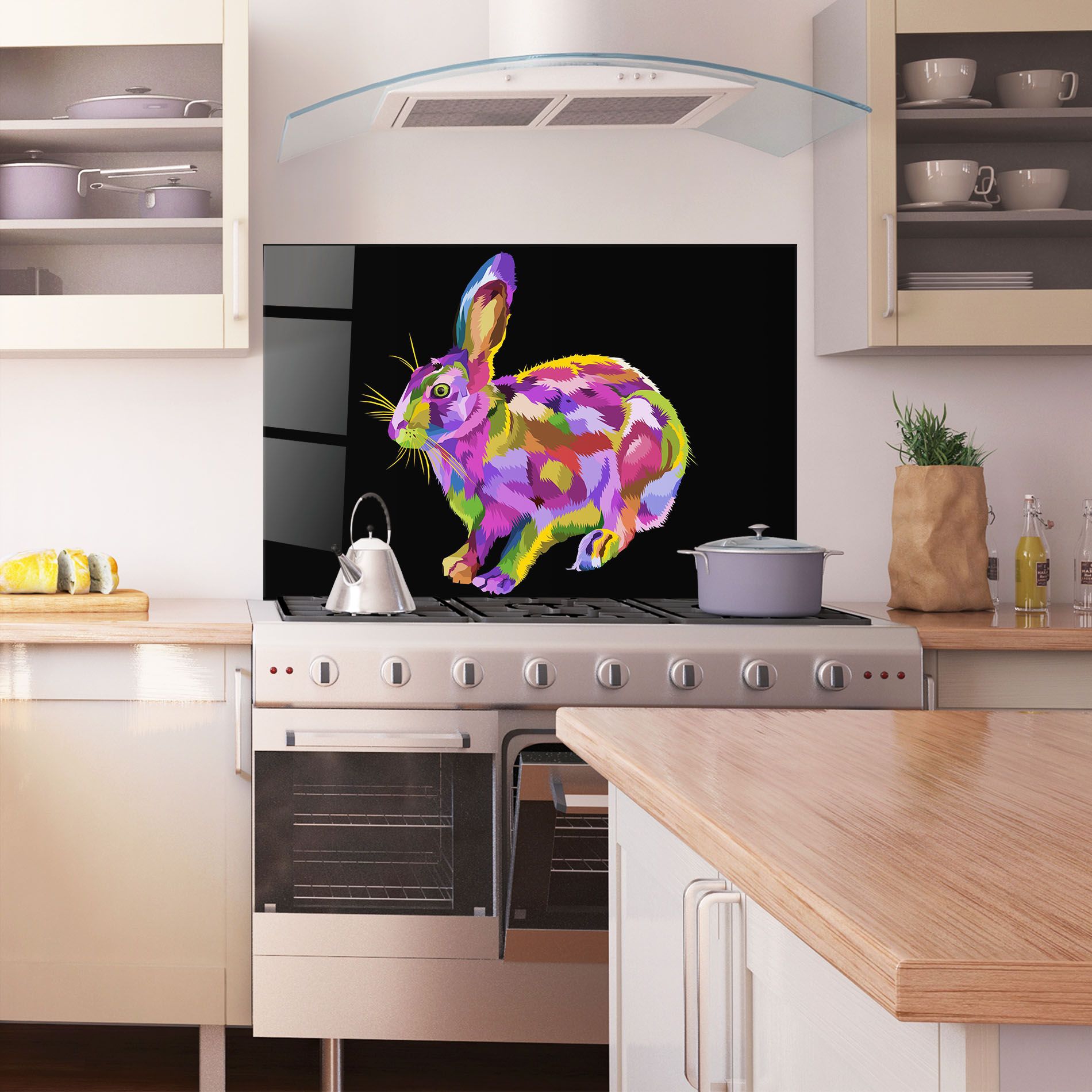 Colorful Bunny mockup 1