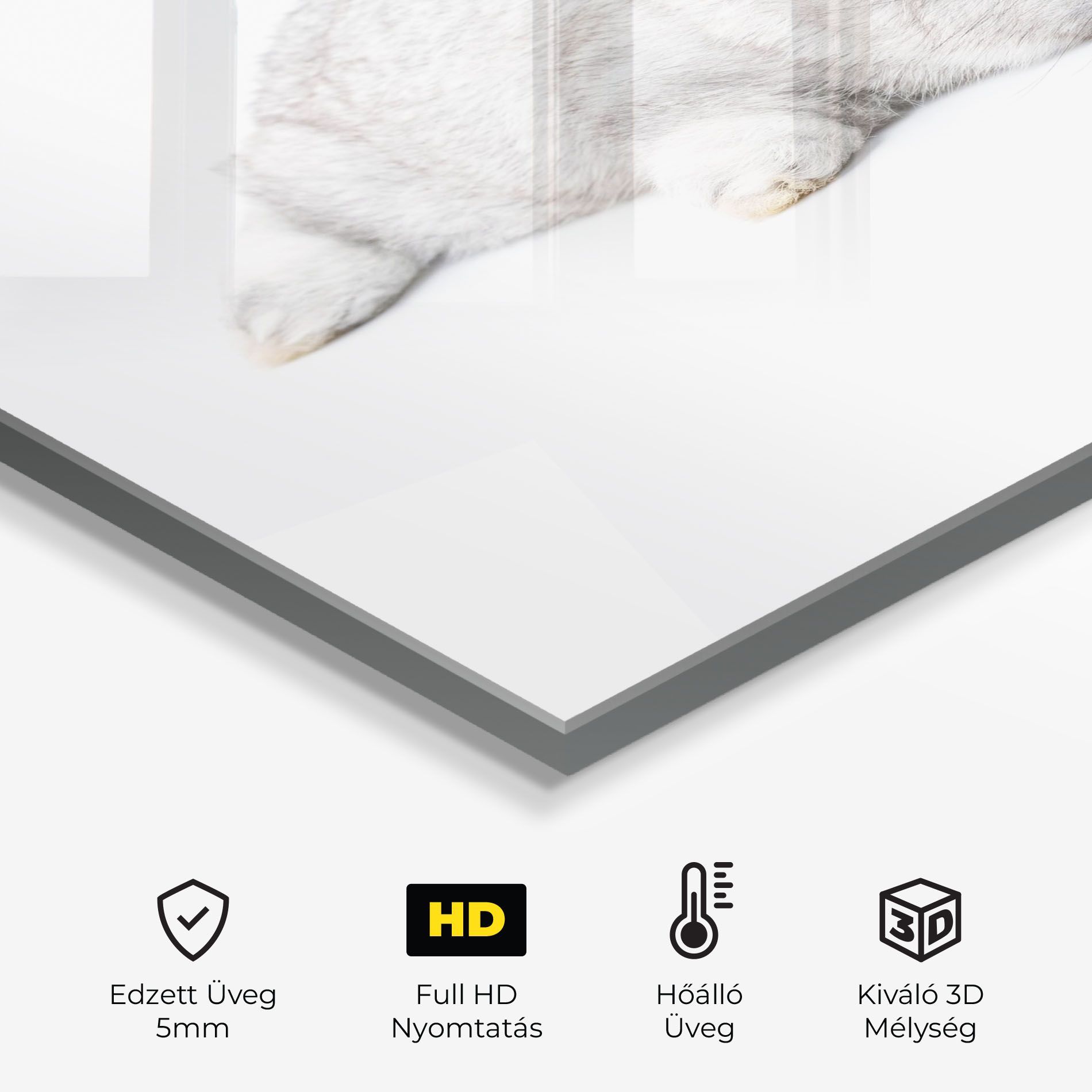 Light Gray Bunny Sleeping mockup 2