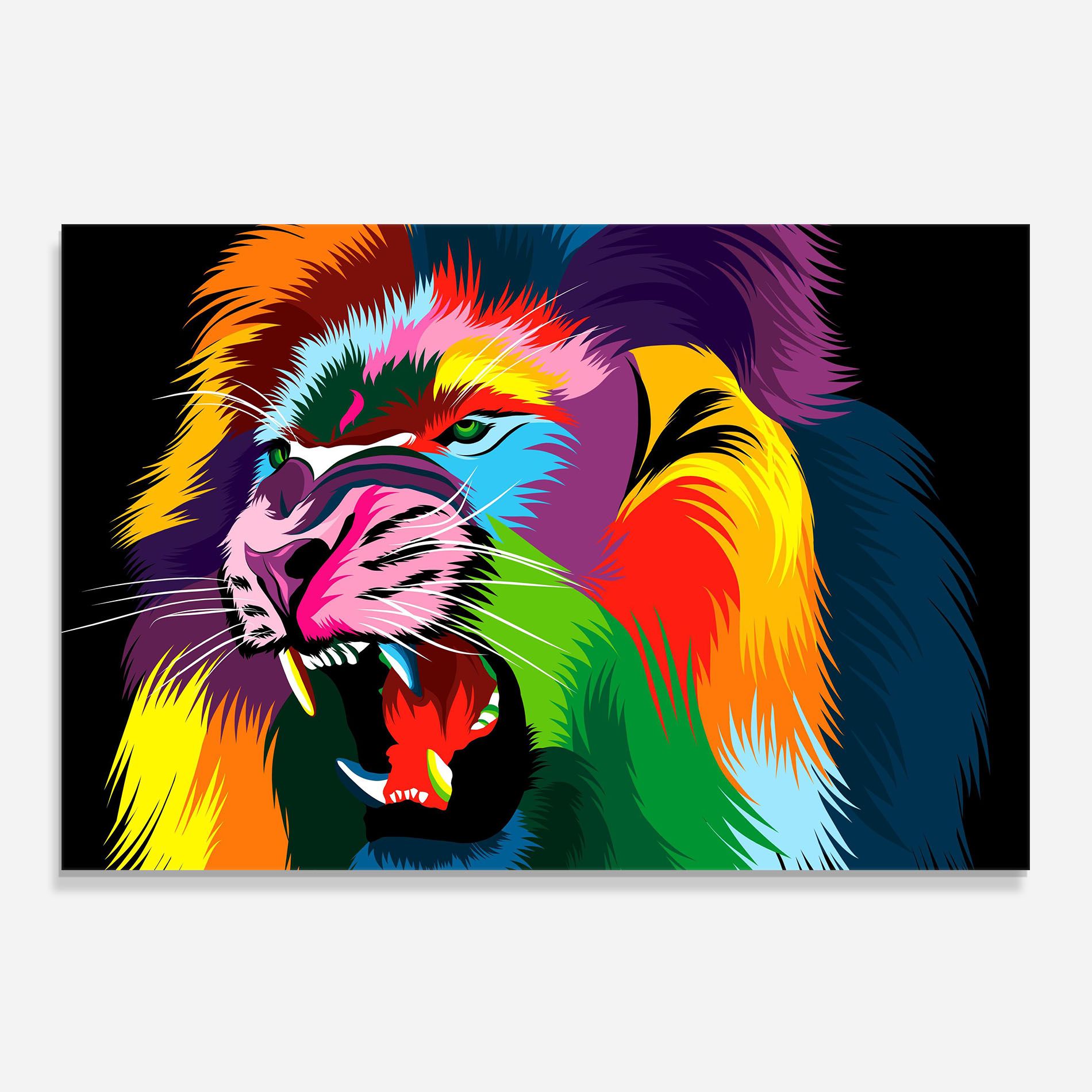 Lion Vibrant Color mockup 0