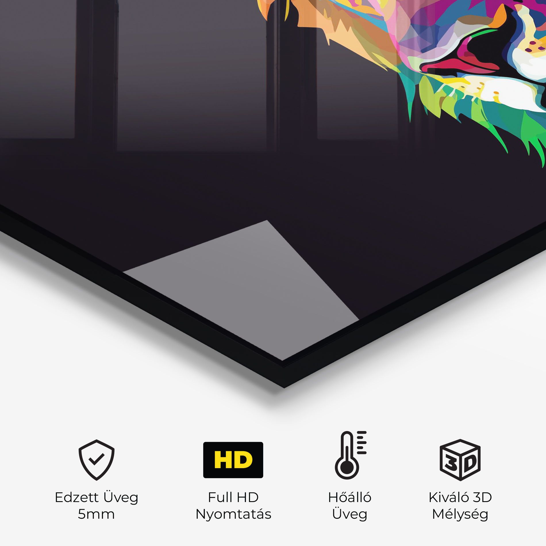 Colorful Lion mockup 2