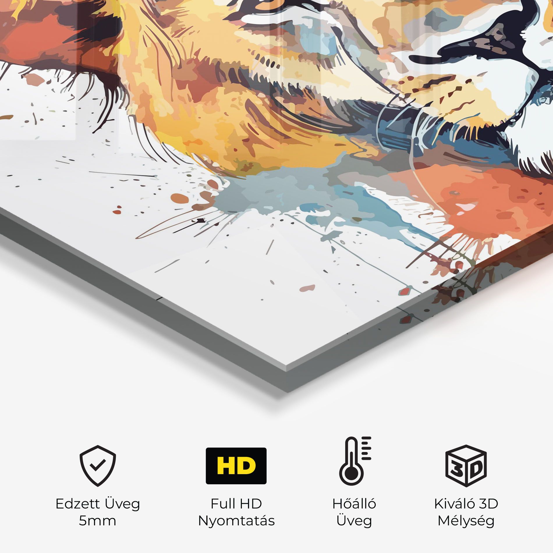 Lion Head Art mockup 2