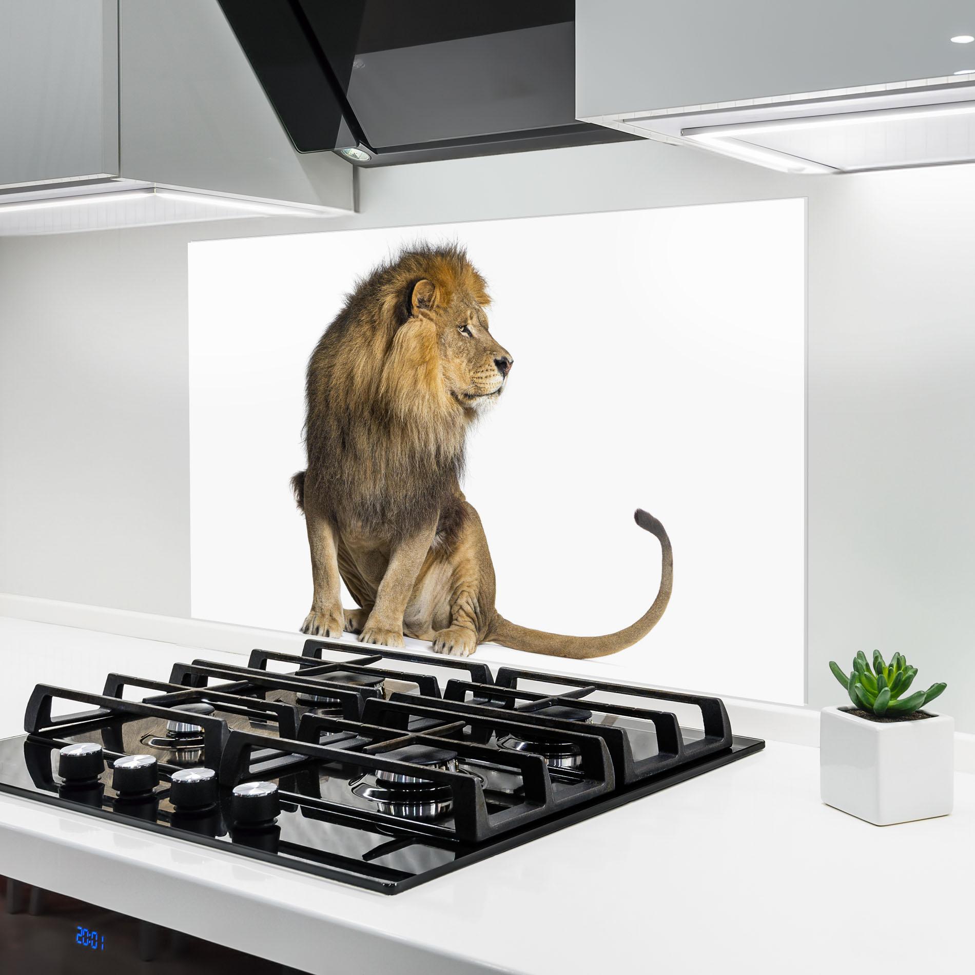 Konyhai üveg hátfal Big Lion mockup 6