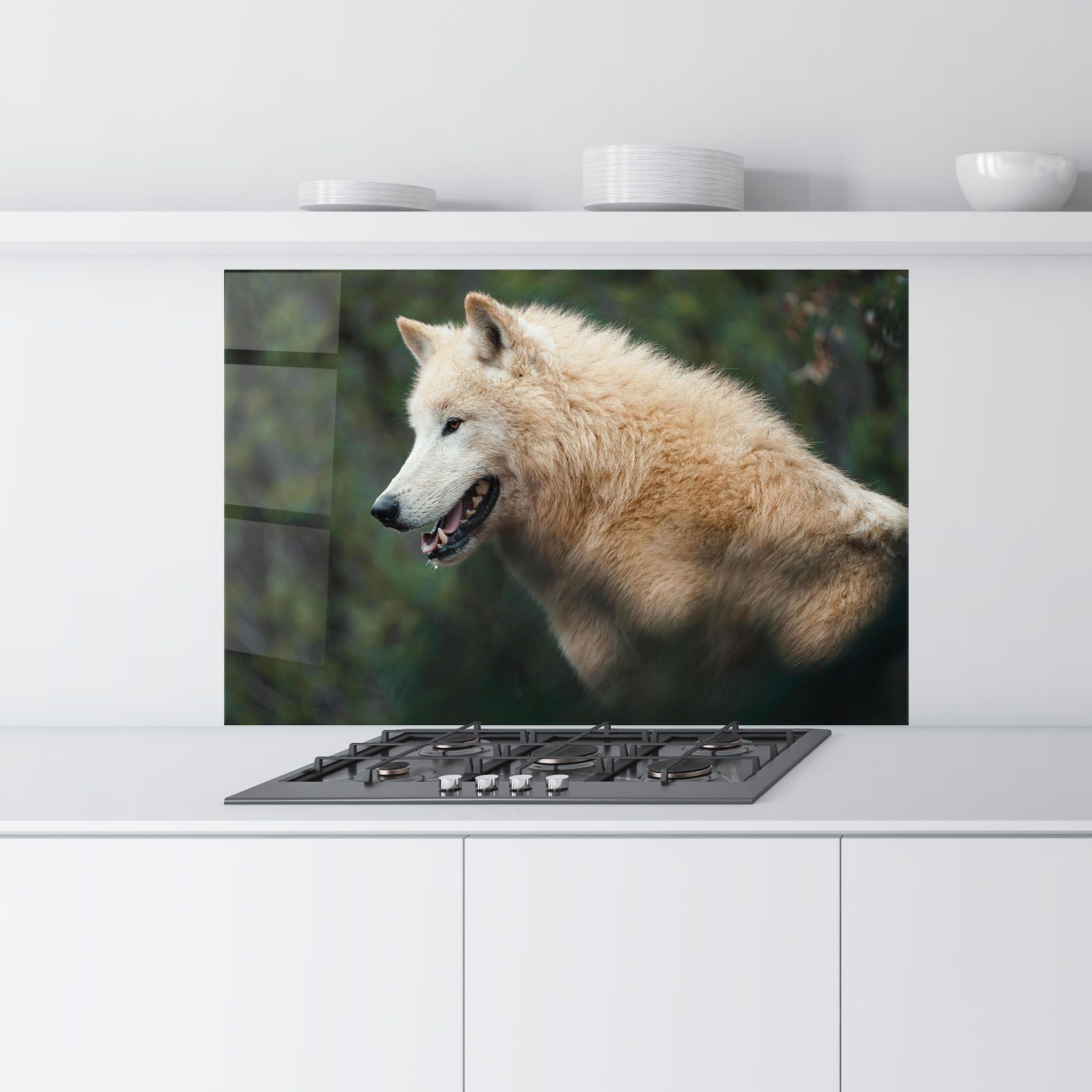 White Alpha Wolf mockup 9