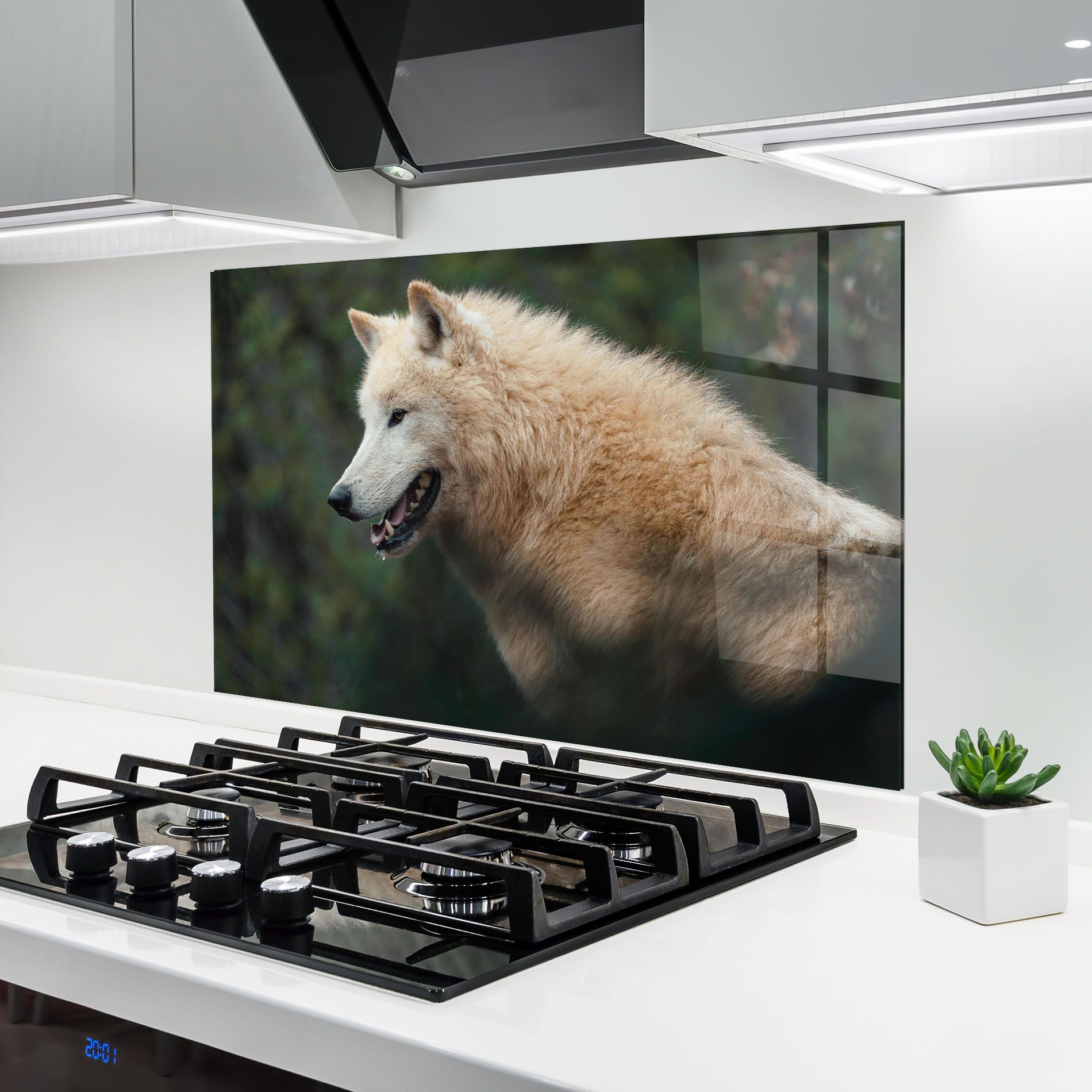 White Alpha Wolf mockup 6