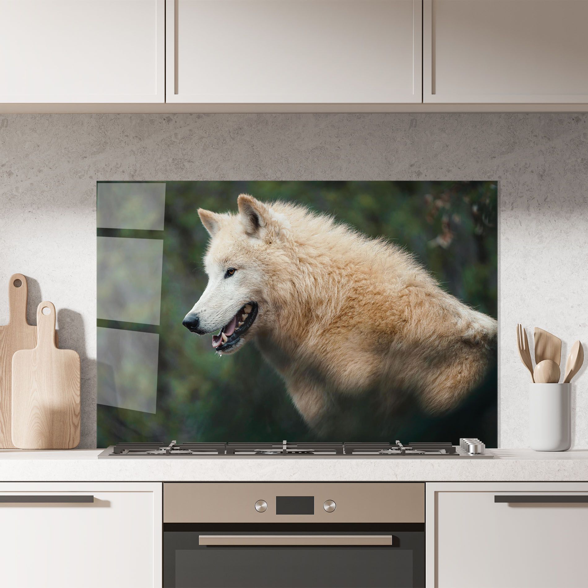 White Alpha Wolf mockup 7