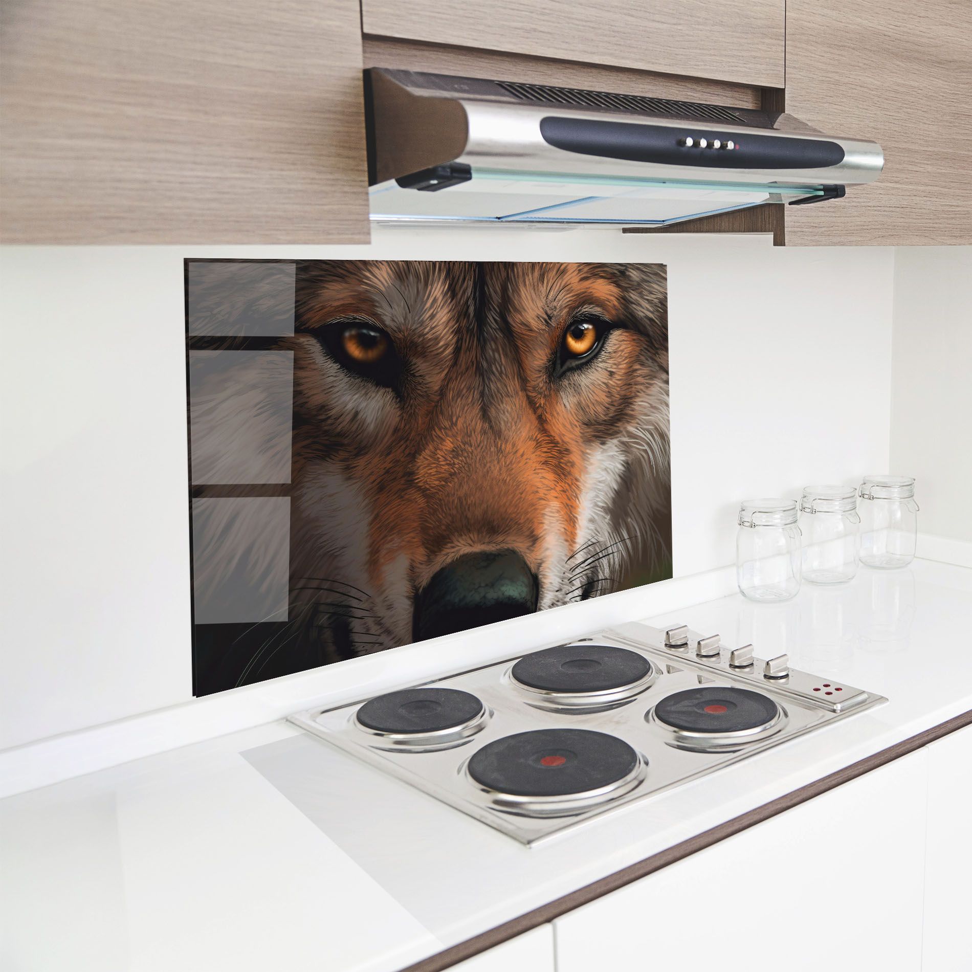 Close Up Wolf Eyes mockup 8