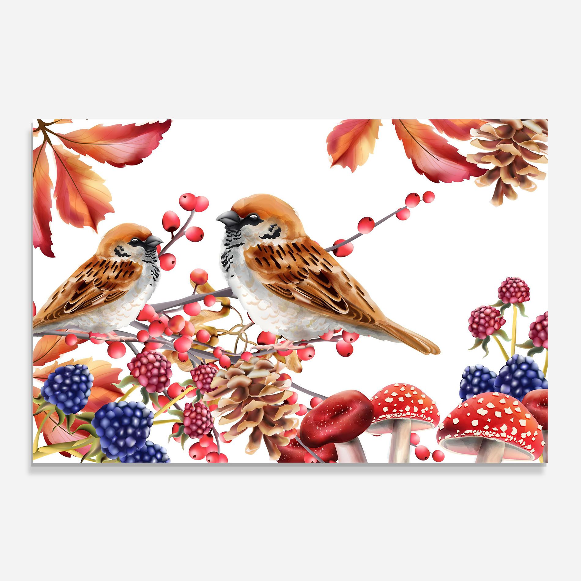 Birds And Berries mockup 0